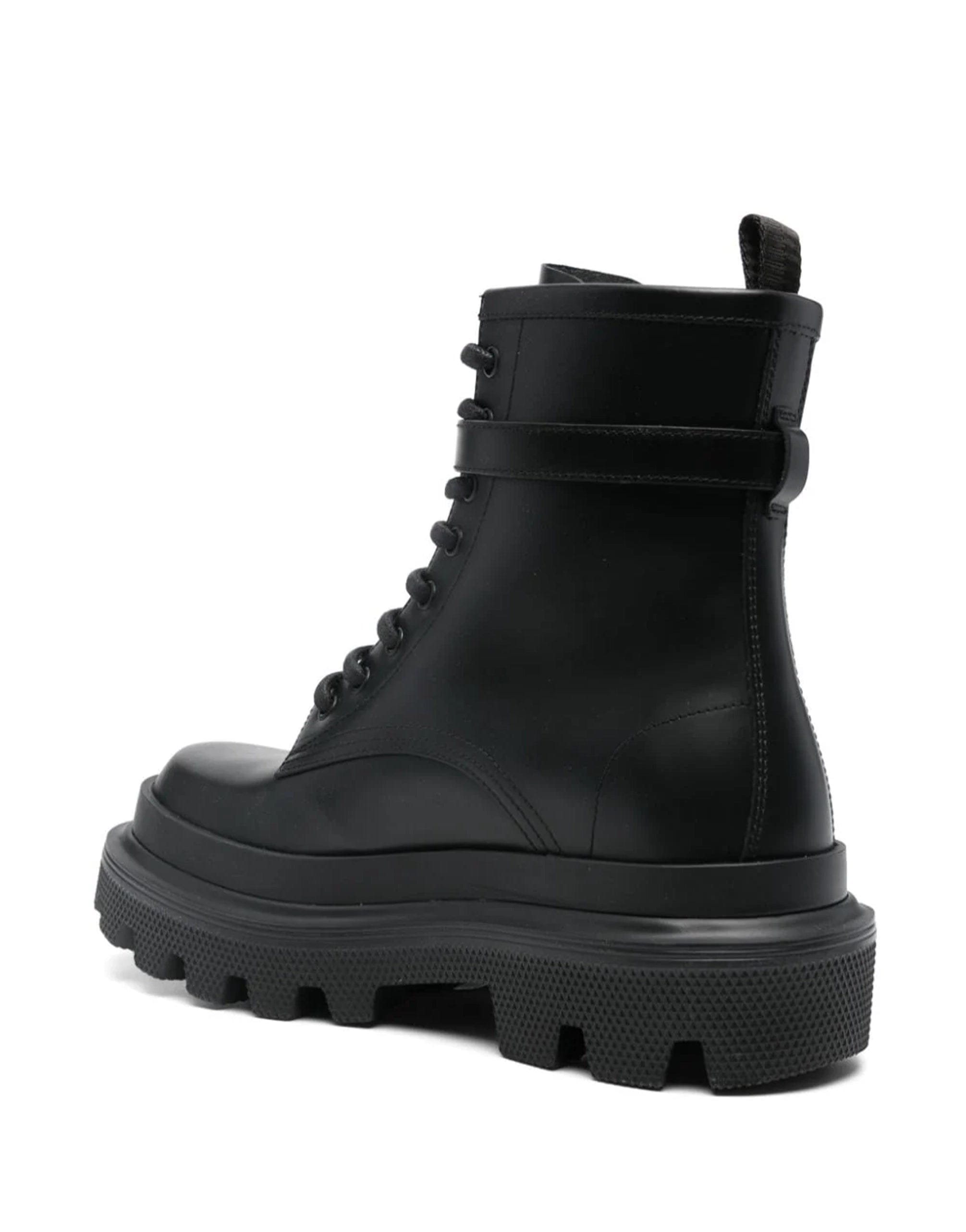 Dolce & Gabbana Logo-Buckle Boots