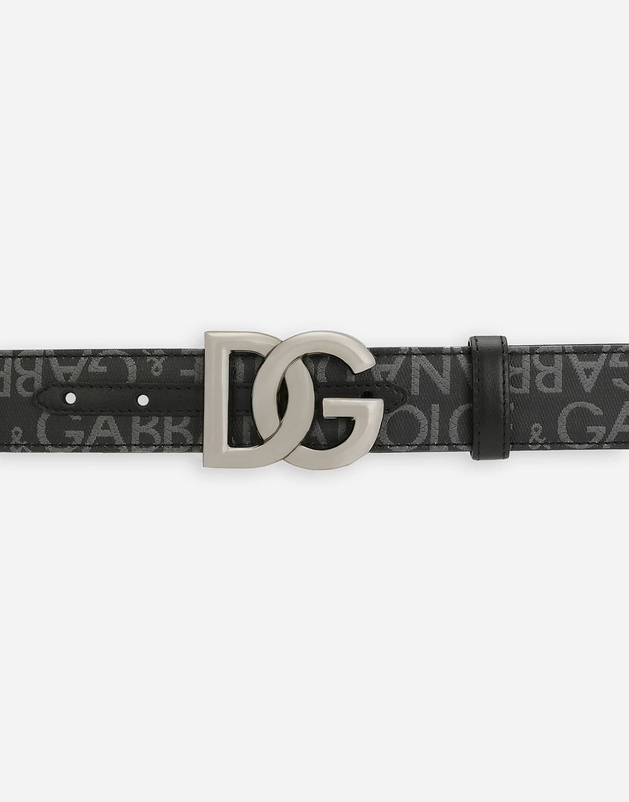 Dolce & Gabbana Logo-Buckle Leather Belt