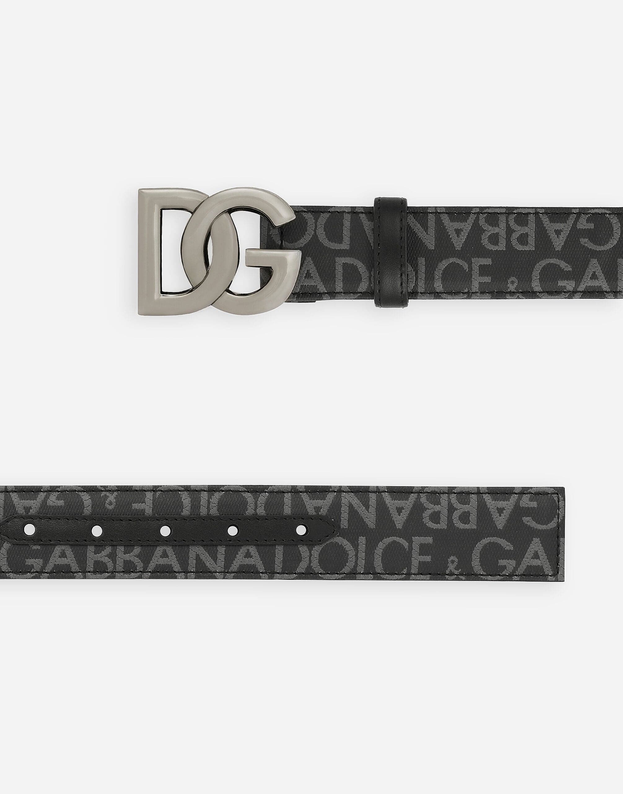 Dolce & Gabbana Logo-Buckle Leather Belt