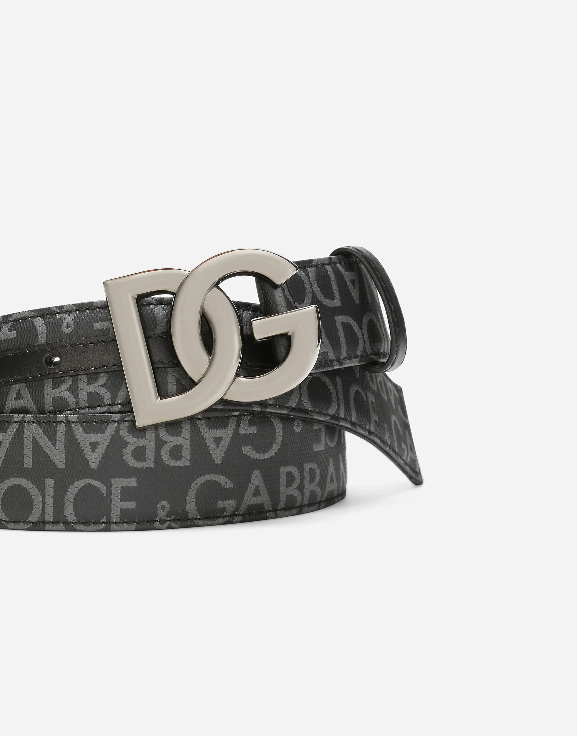 Dolce & Gabbana Logo-Buckle Leather Belt