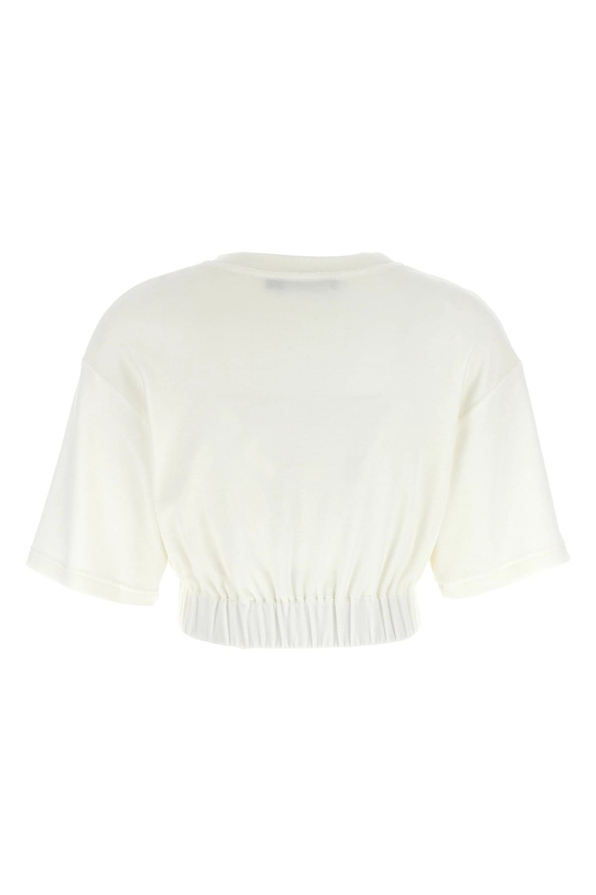 Dolce & Gabbana Dolce & Gabbana Logo Chenille Crop Top