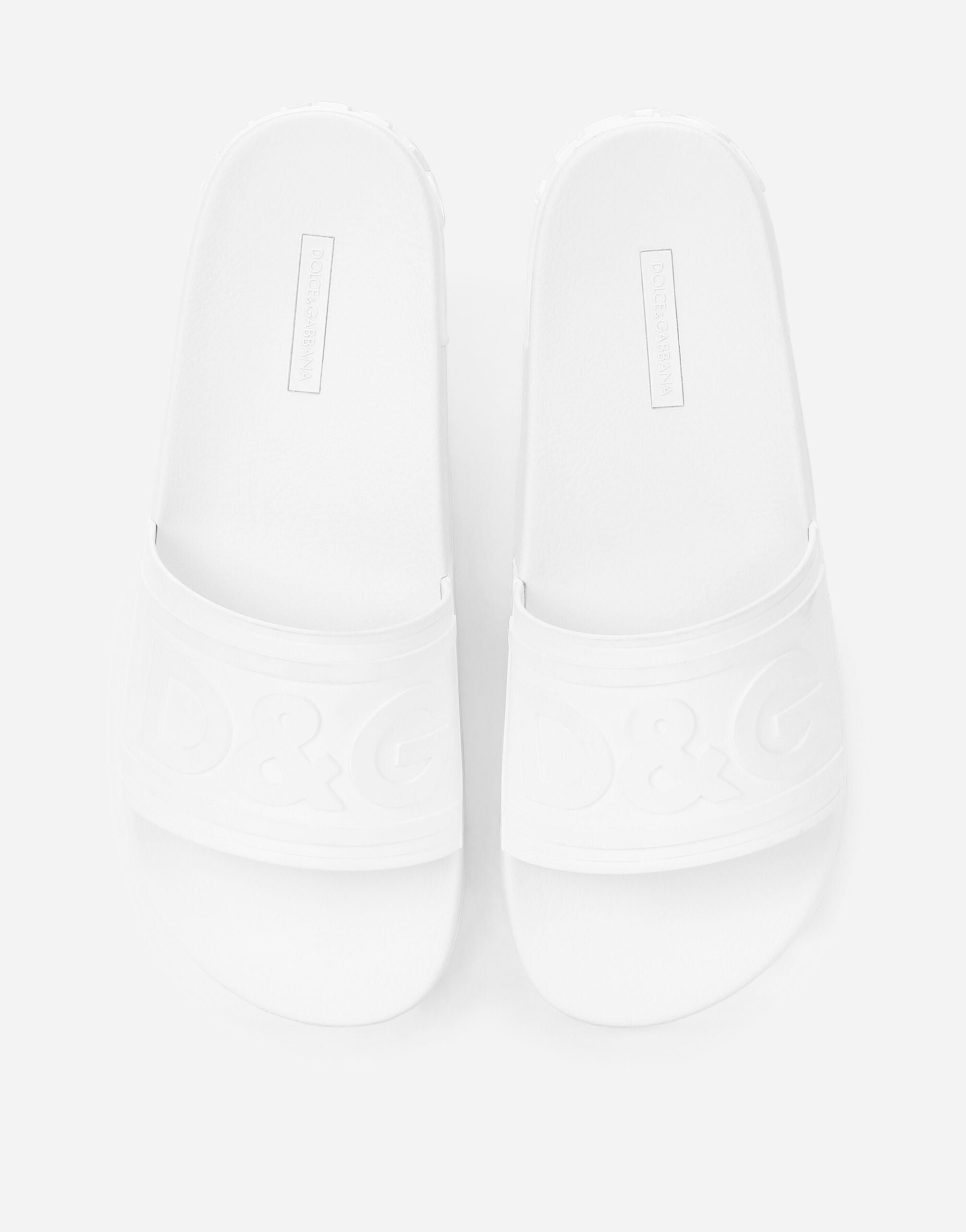 Dolce & Gabbana Logo-Embossed Beachwear Slides