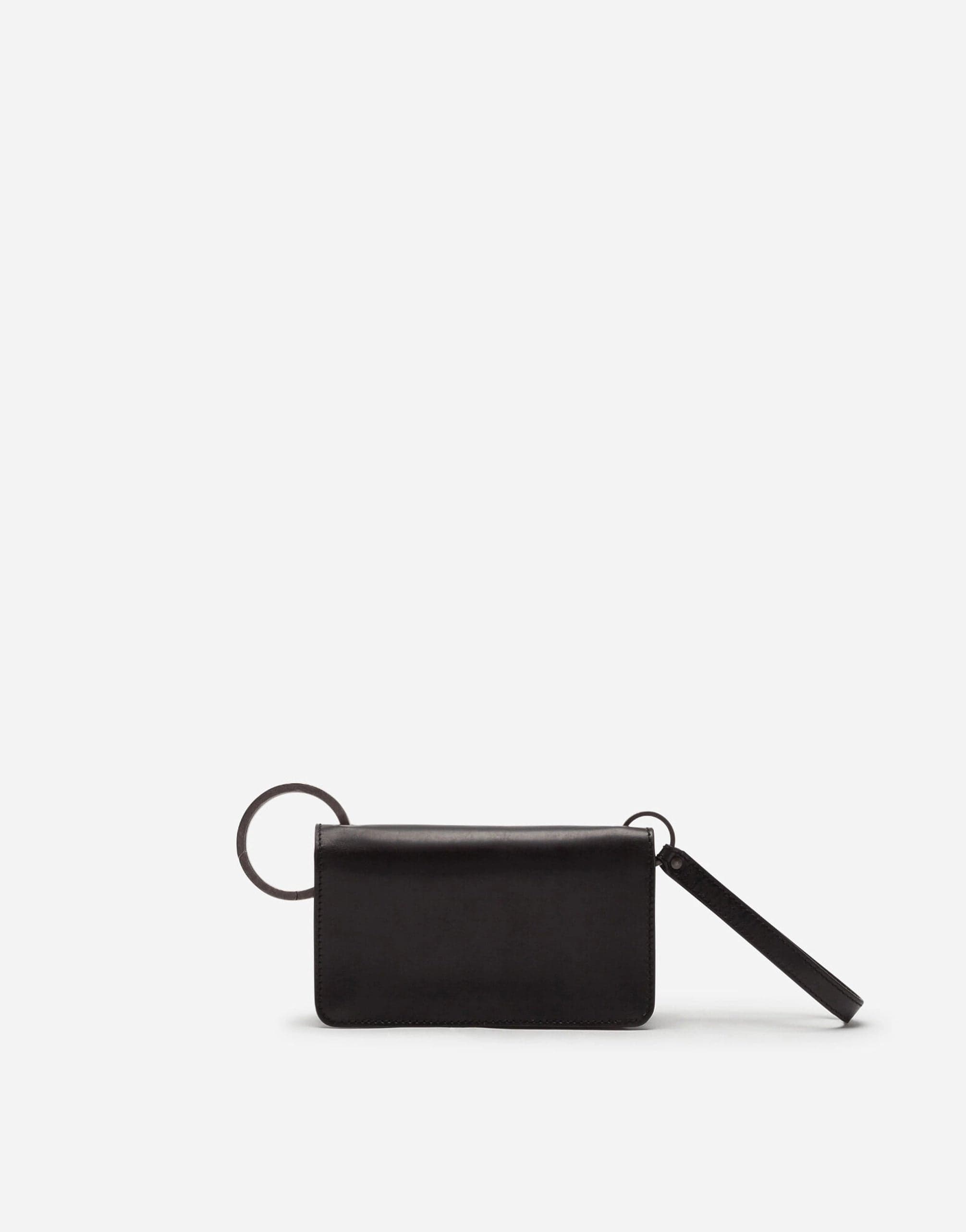 Dolce & Gabbana Logo-Embossed Crossbody Leather Bag