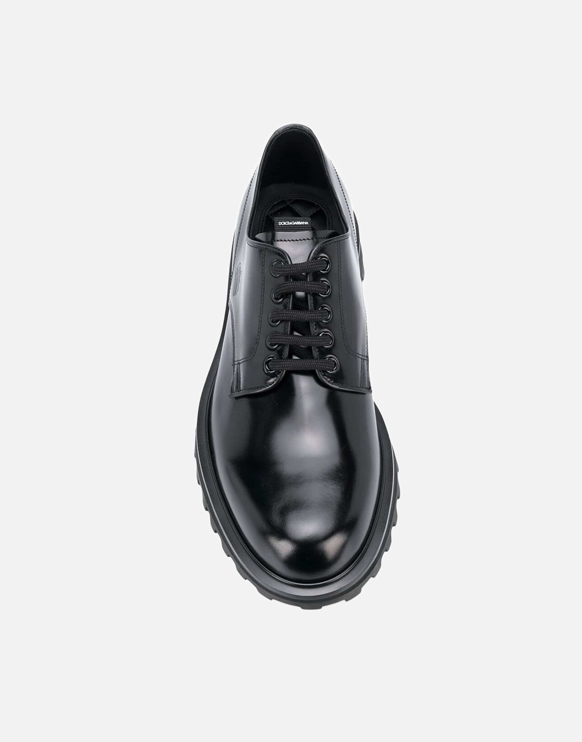 Dolce & Gabbana Logo Embossed Derby Shoes