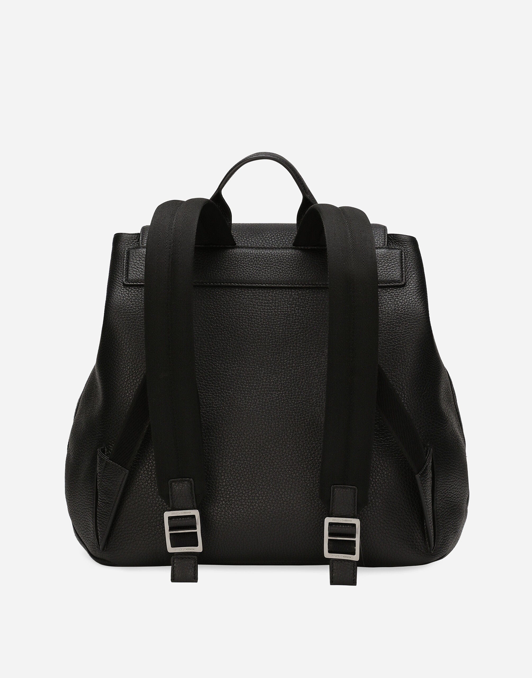 Dolce & Gabbana Logo-Embossed Leather-Blend Backpack