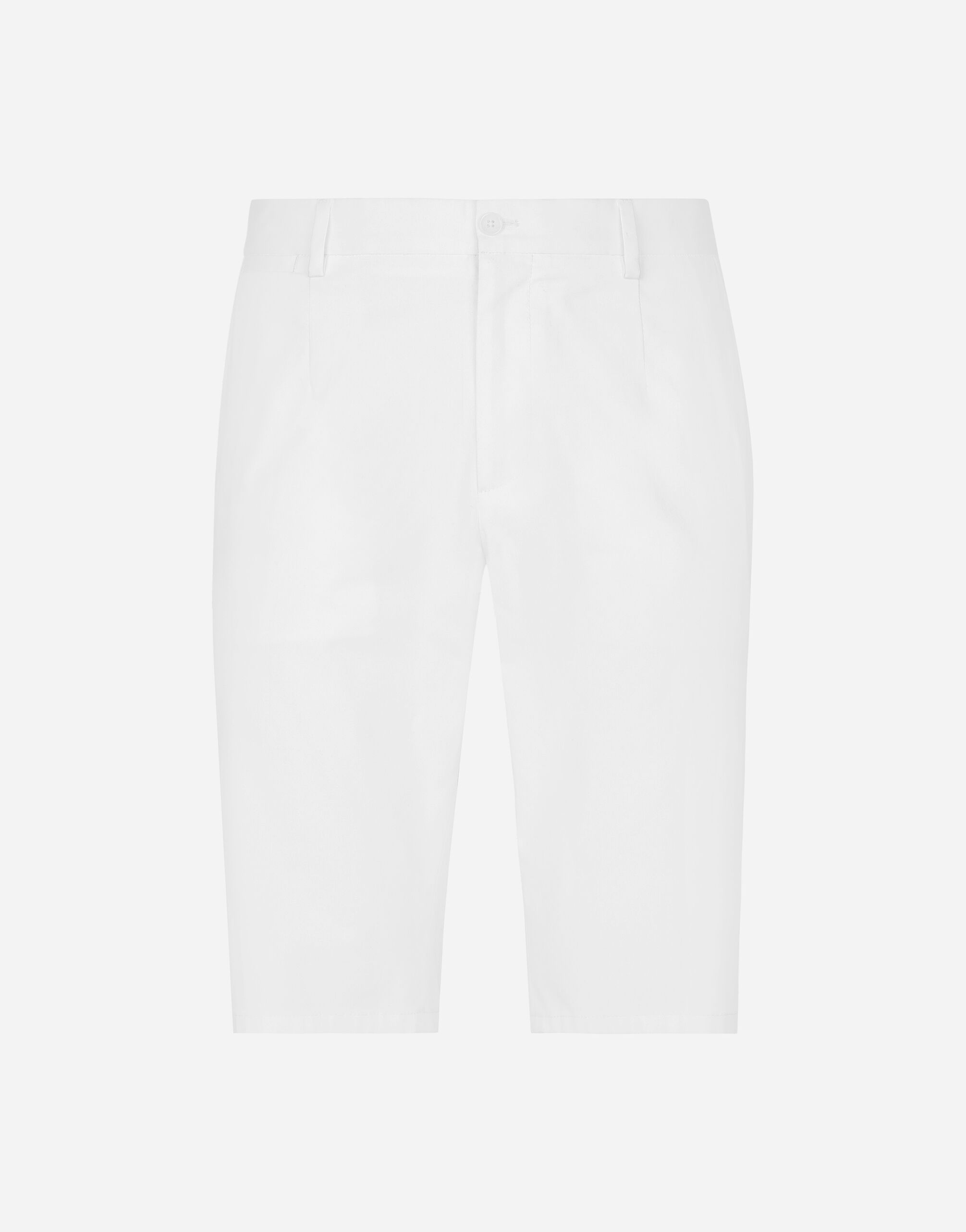 Dolce & Gabbana Logo-Embroidered Bermuda Shorts