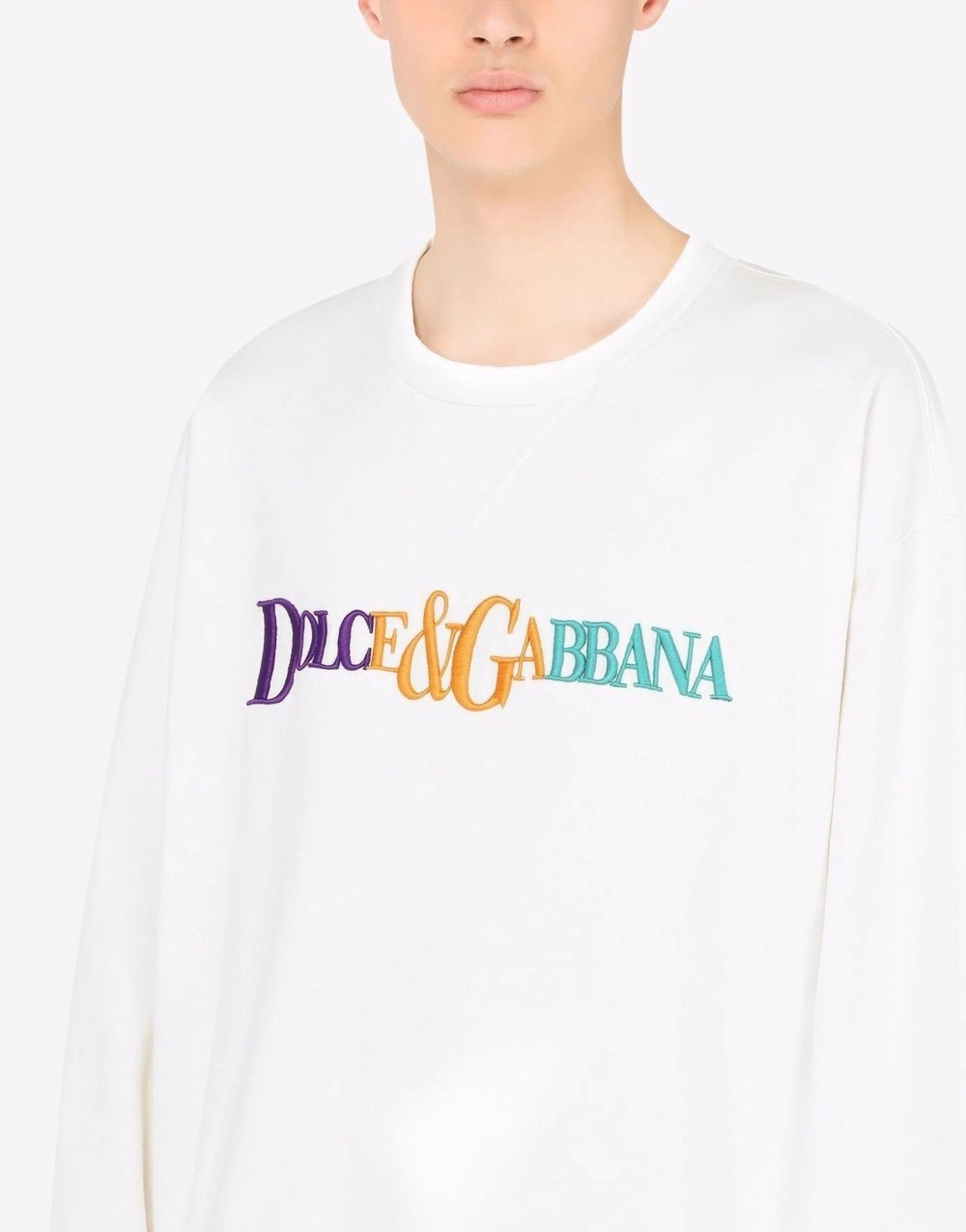 Dolce & Gabbana Logo-Embroidered Sweatshirt