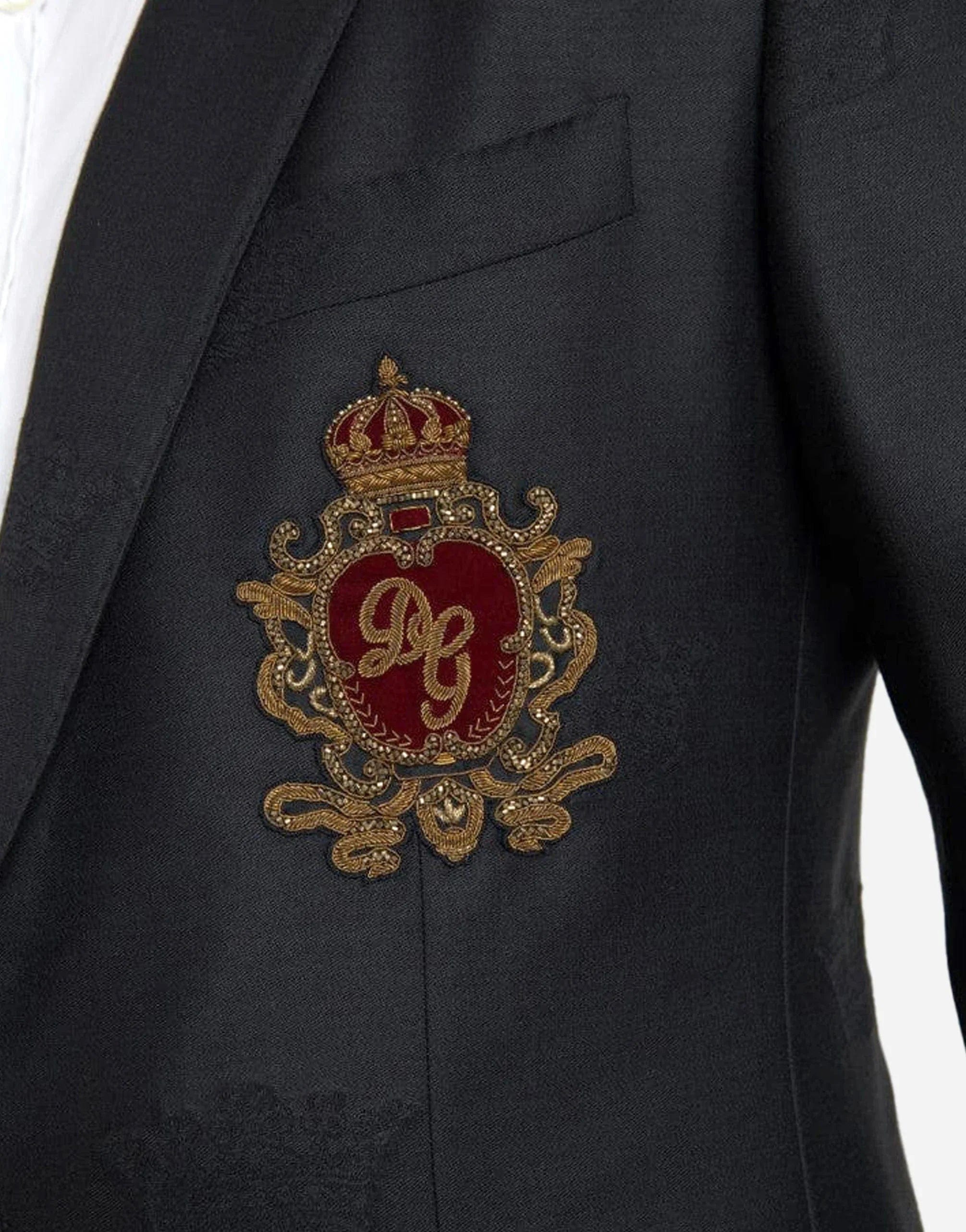 Dolce & Gabbana Logo Embroidery Martini Blazer