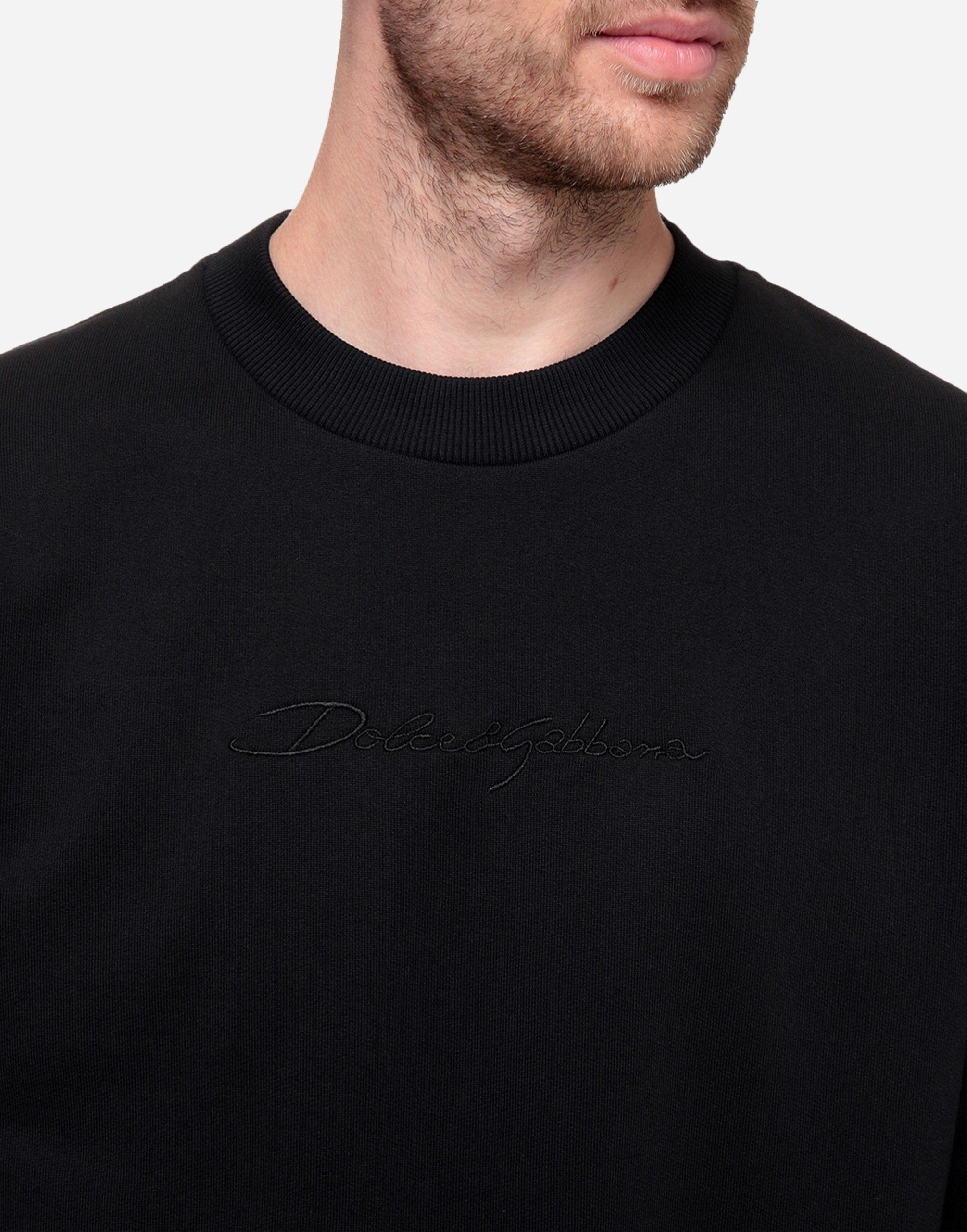 Dolce & Gabbana Logo embroidery sweatshirt