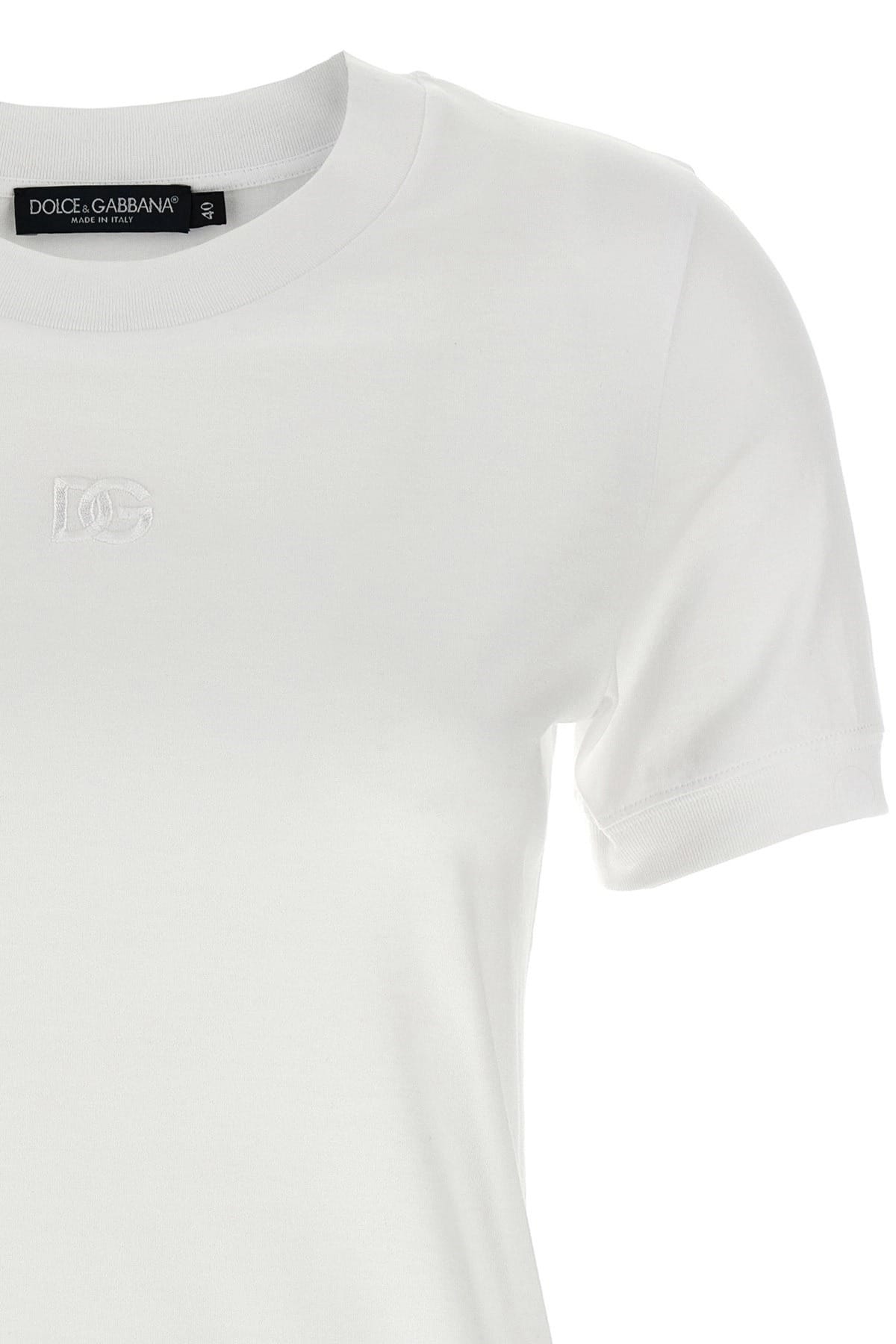 Dolce & Gabbana Dolce & Gabbana Logo Embroidery T-Shirt