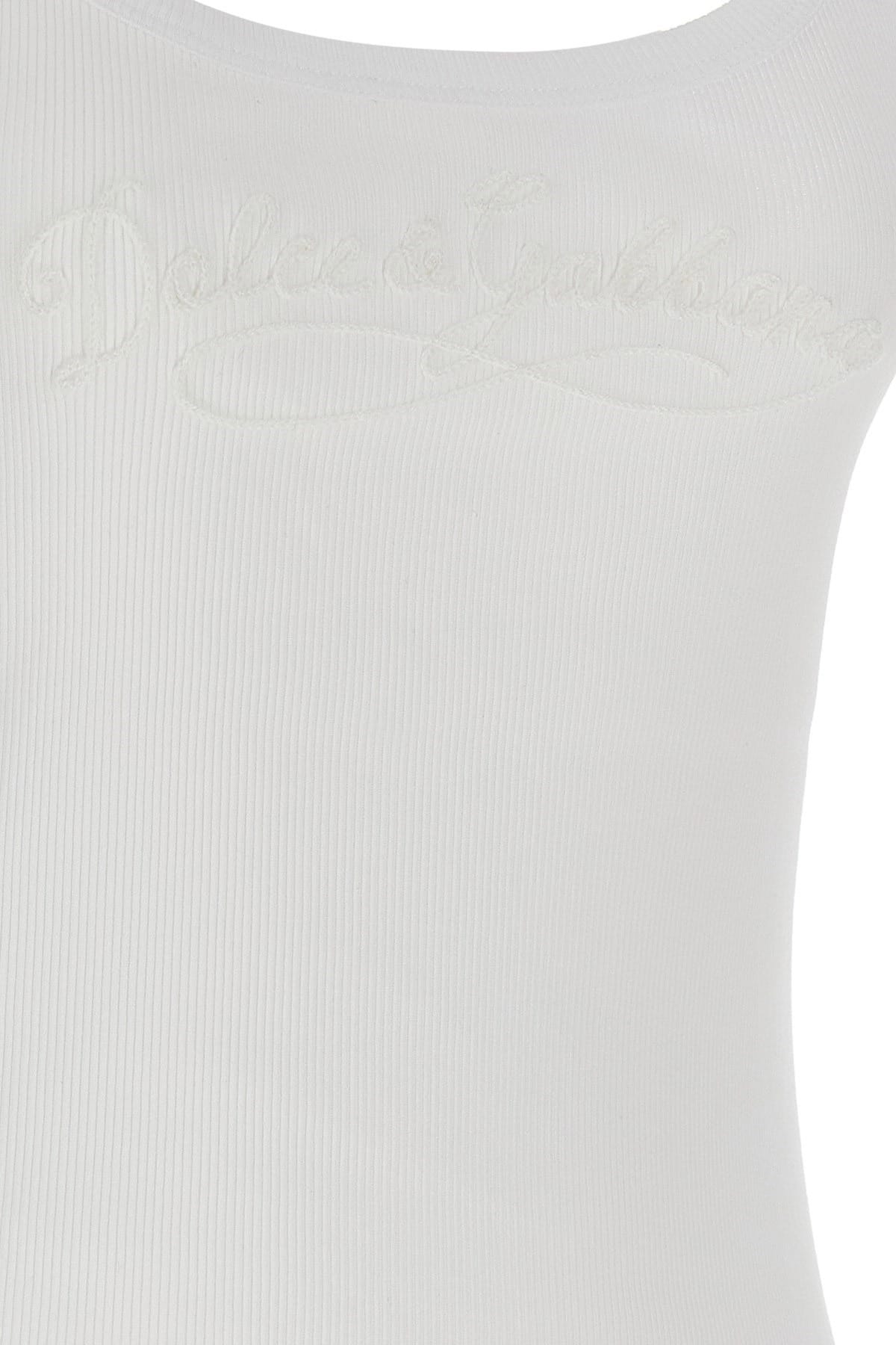 Dolce & Gabbana Dolce & Gabbana Logo Embroidery Tank Top