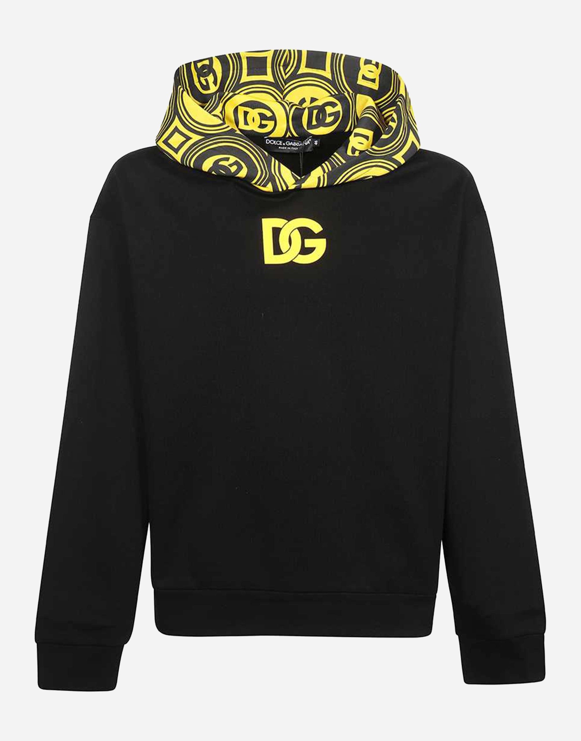 Dolce Gabbana Logo Graphic Hoodie Sendegaro