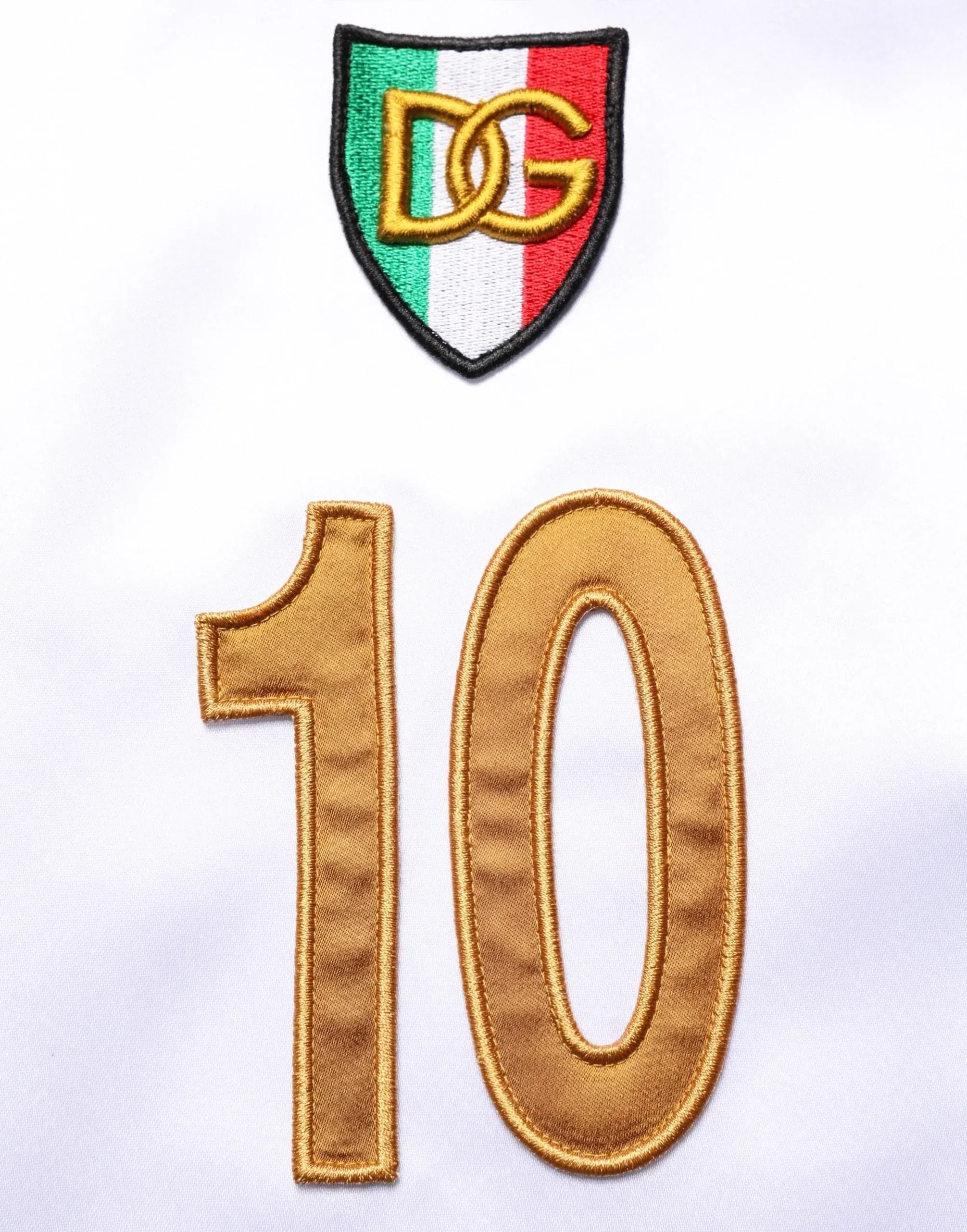 Dolce & Gabbana Logo Italy Patch Satin Tank Top