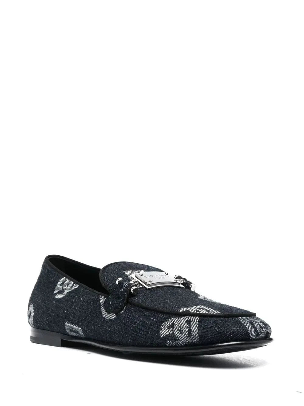 Dolce & Gabbana Logo-Jacquard Loafers