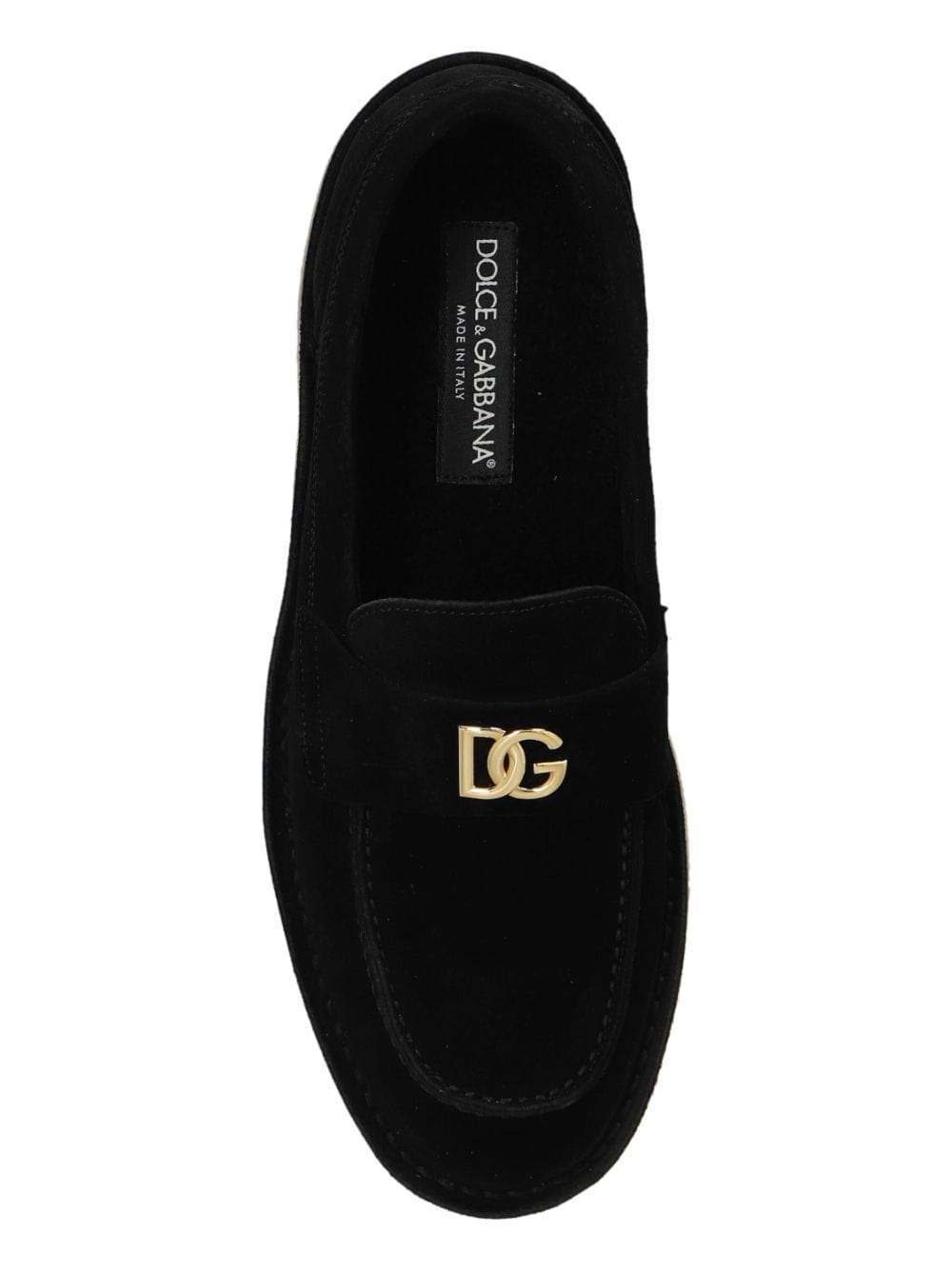 Dolce & Gabbana Logo-Lettering Loafers