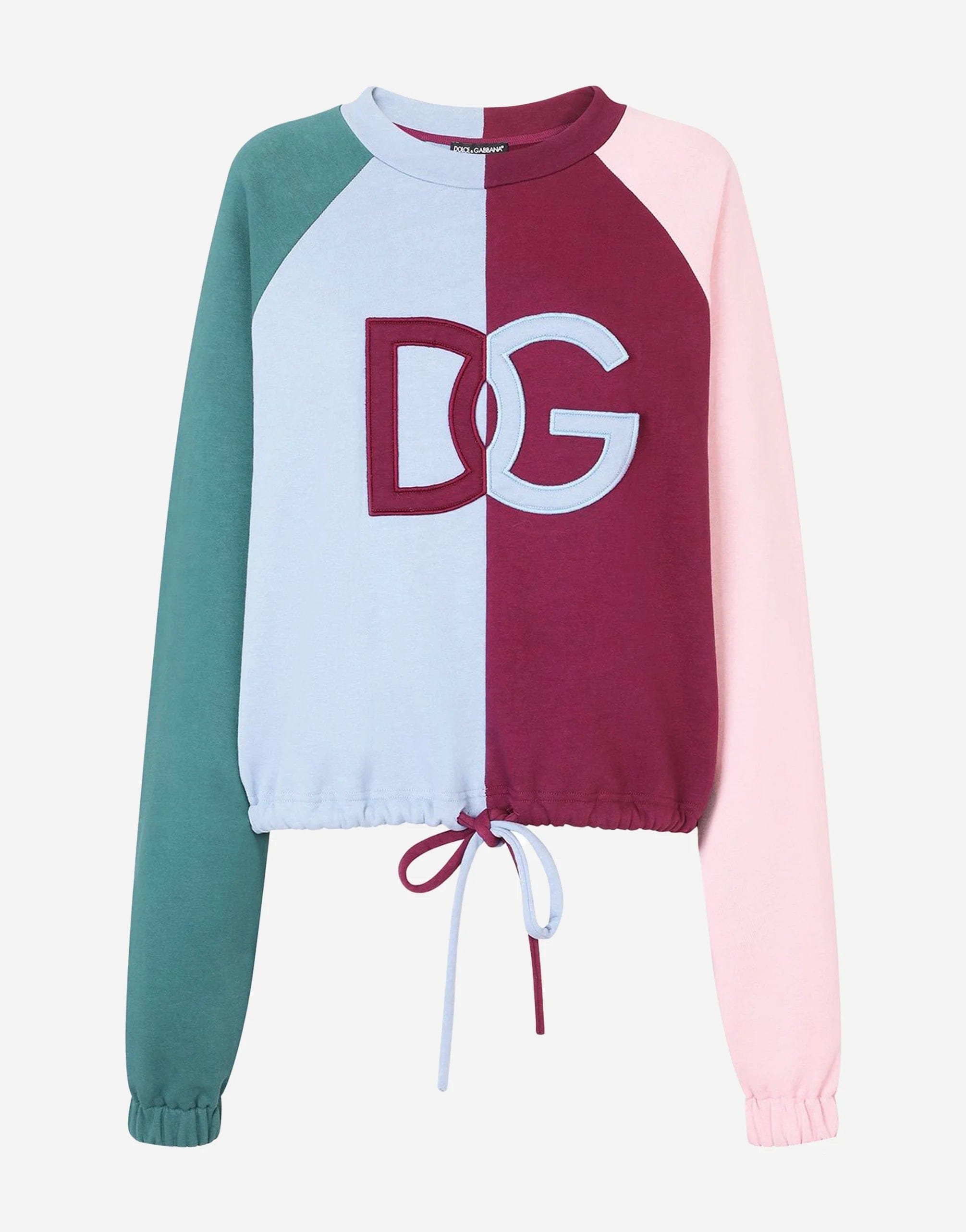 Dolce & Gabbana Logo Panelled Sweatshirt