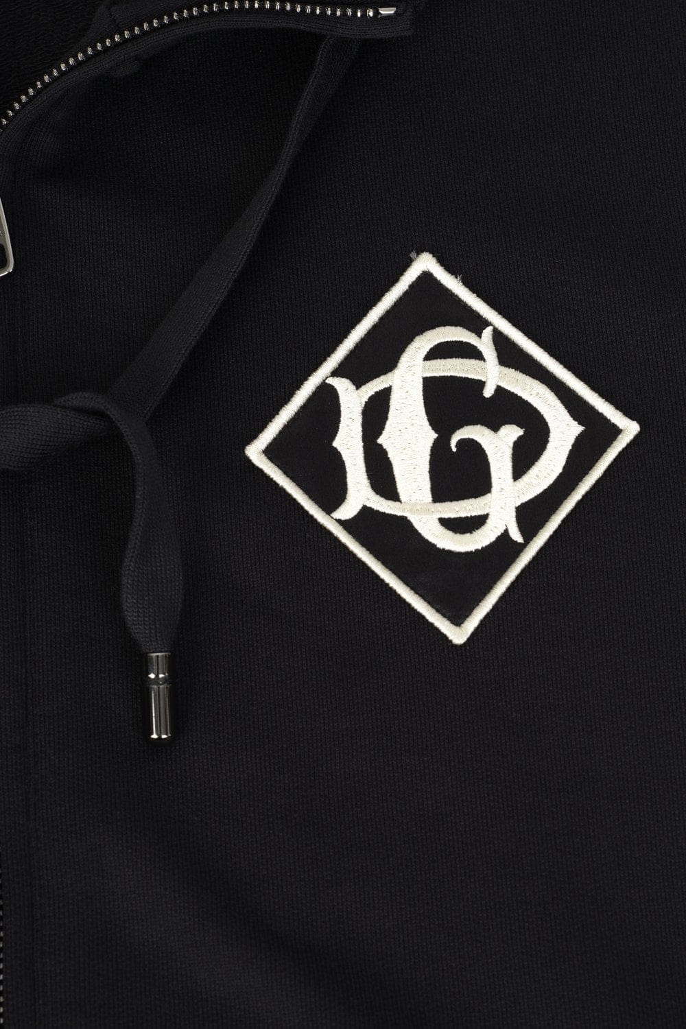 Dolce & Gabbana Logo Patch Cotton Hoodie