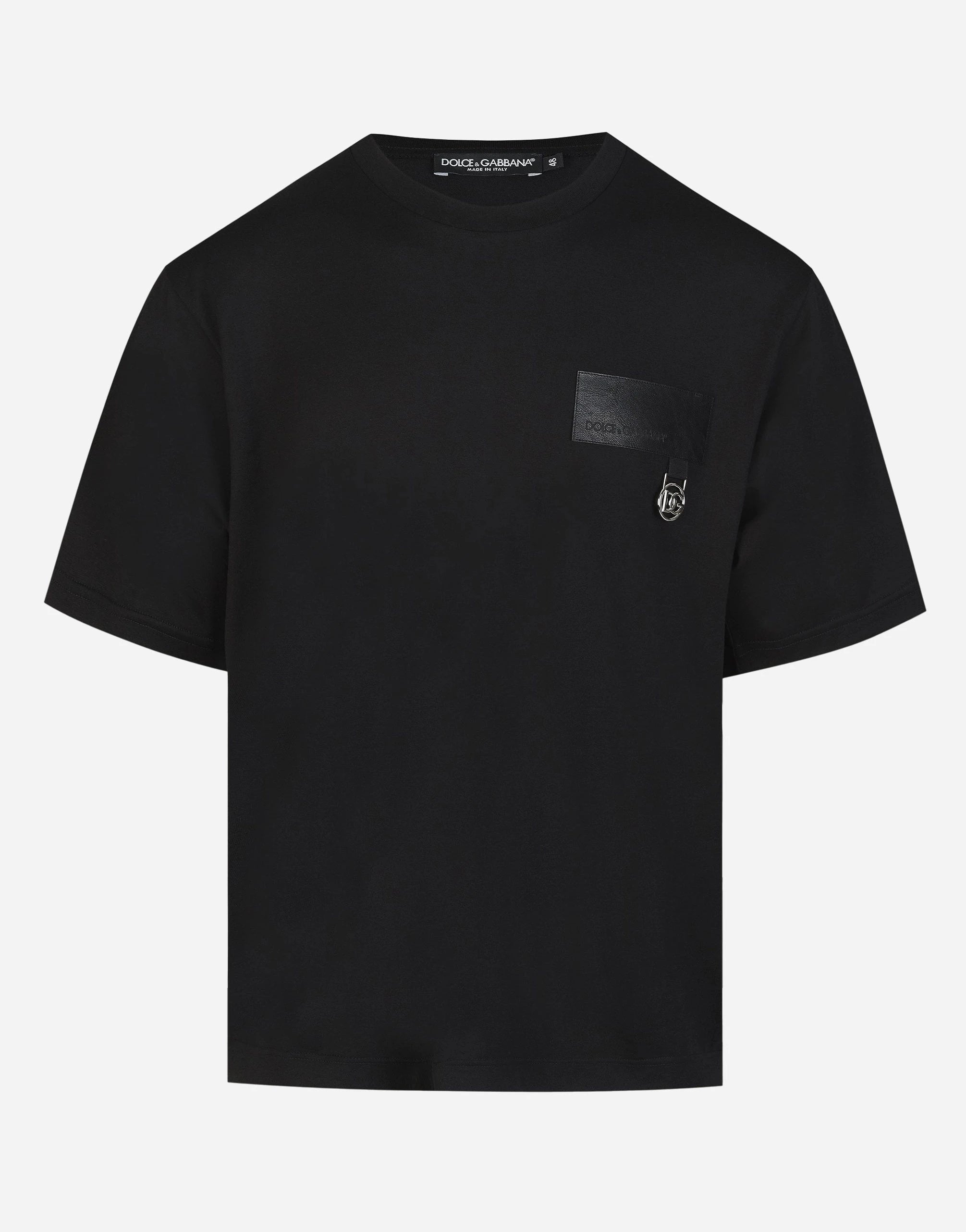 関税込 ドルチェ&ガッバーナ Tシャツ DGロゴパッチ コットン 関税込 ドルチェ&ガッバーナ Tシャツ DGロゴパッチ コットン