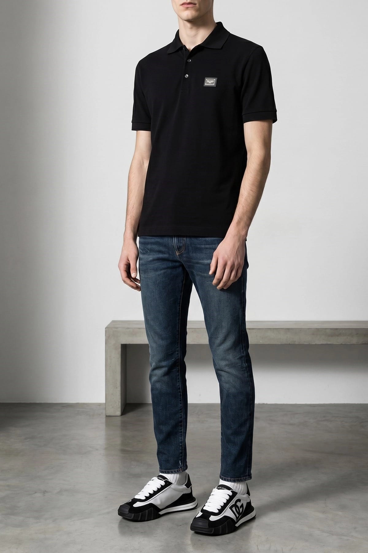 Dolce & Gabbana Dolce & Gabbana Logo Patch Jeans