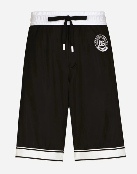 【DOLCE&GABBANA】00s Docking Shorts Dolce & Gabbana Logo Patch Technical Jogging Shorts | Sendegaro