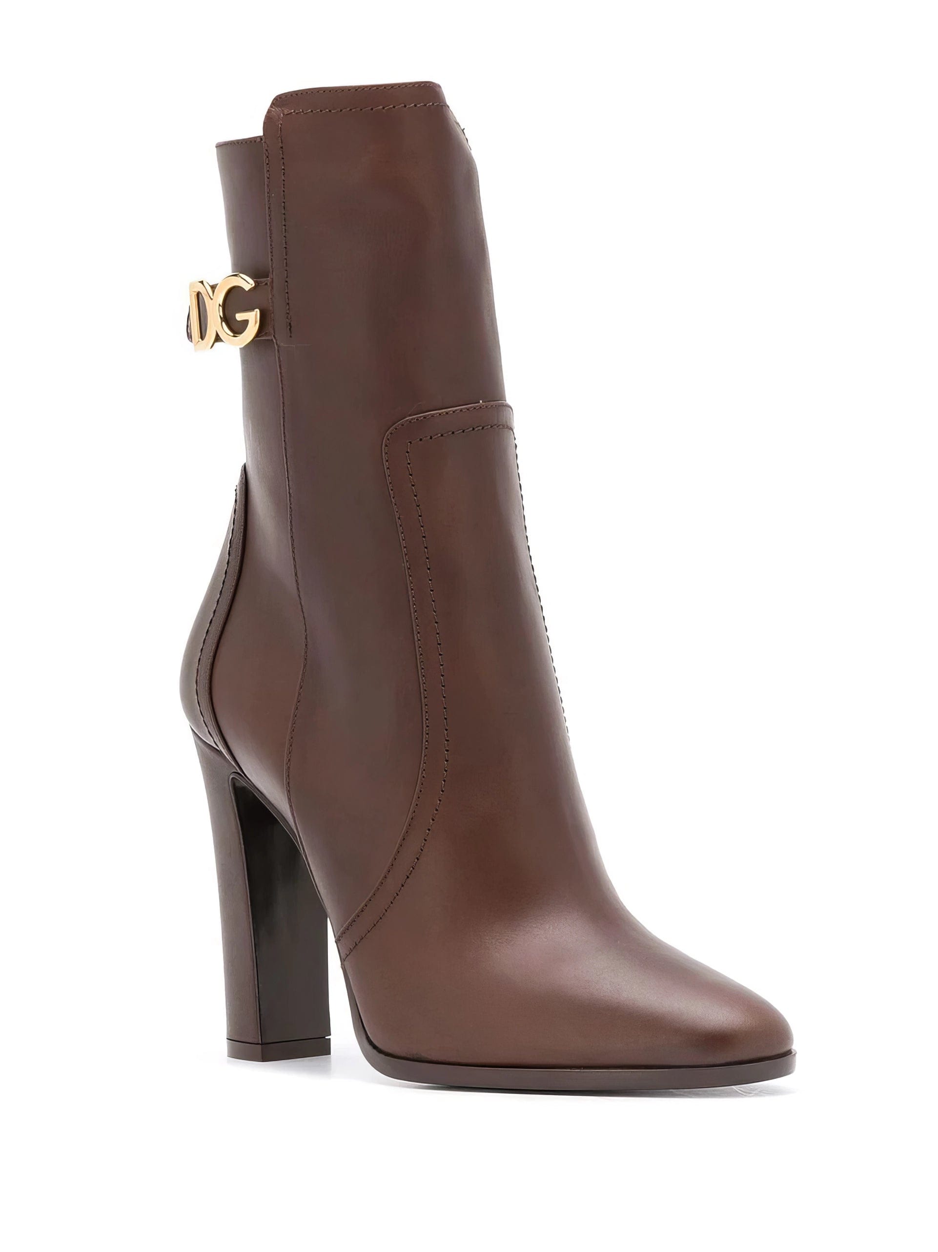 Dolce & Gabbana Logo-Plaque 110mm Calf-Length Boots