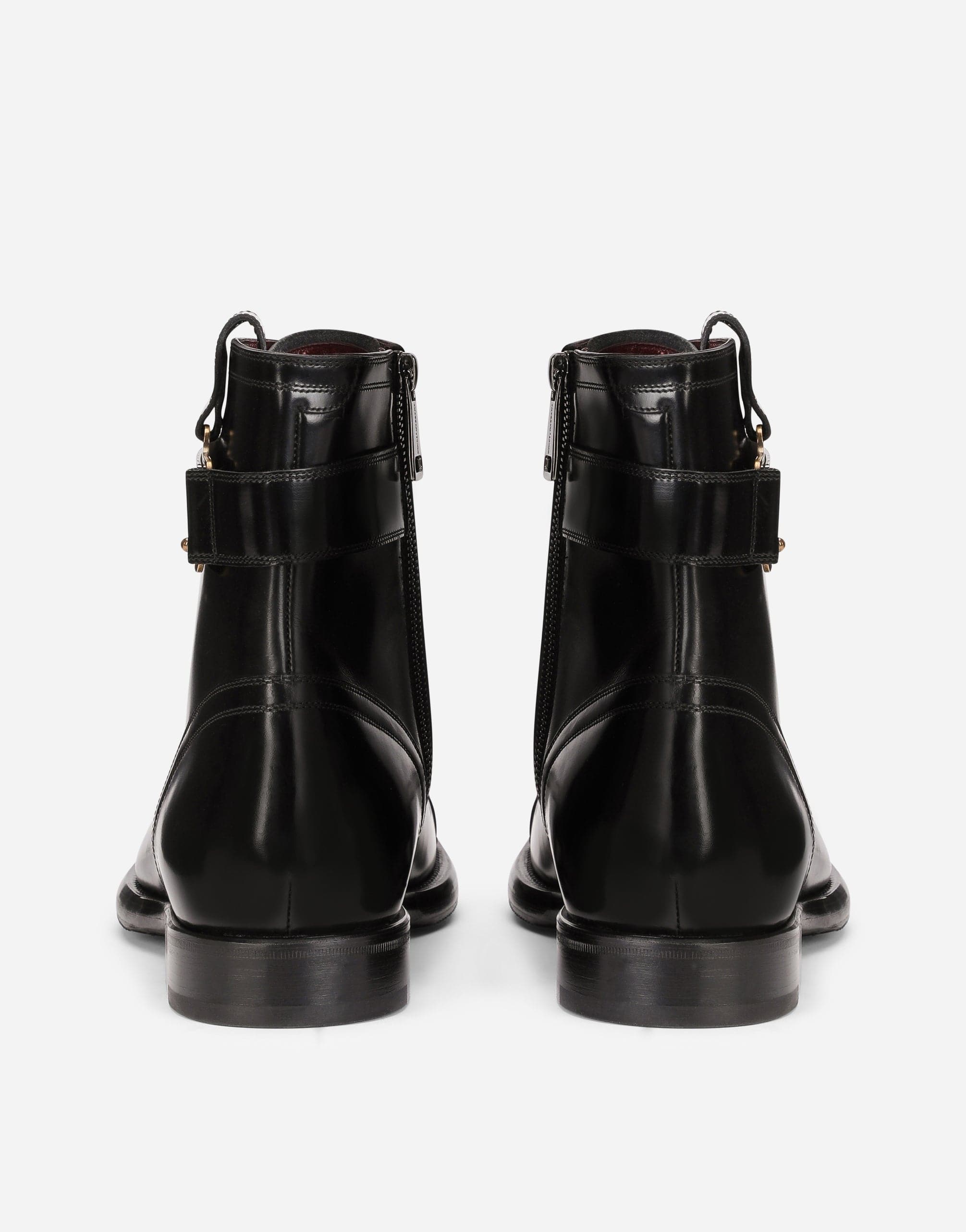 Dolce & Gabbana Logo-Plaque Ankle Boots