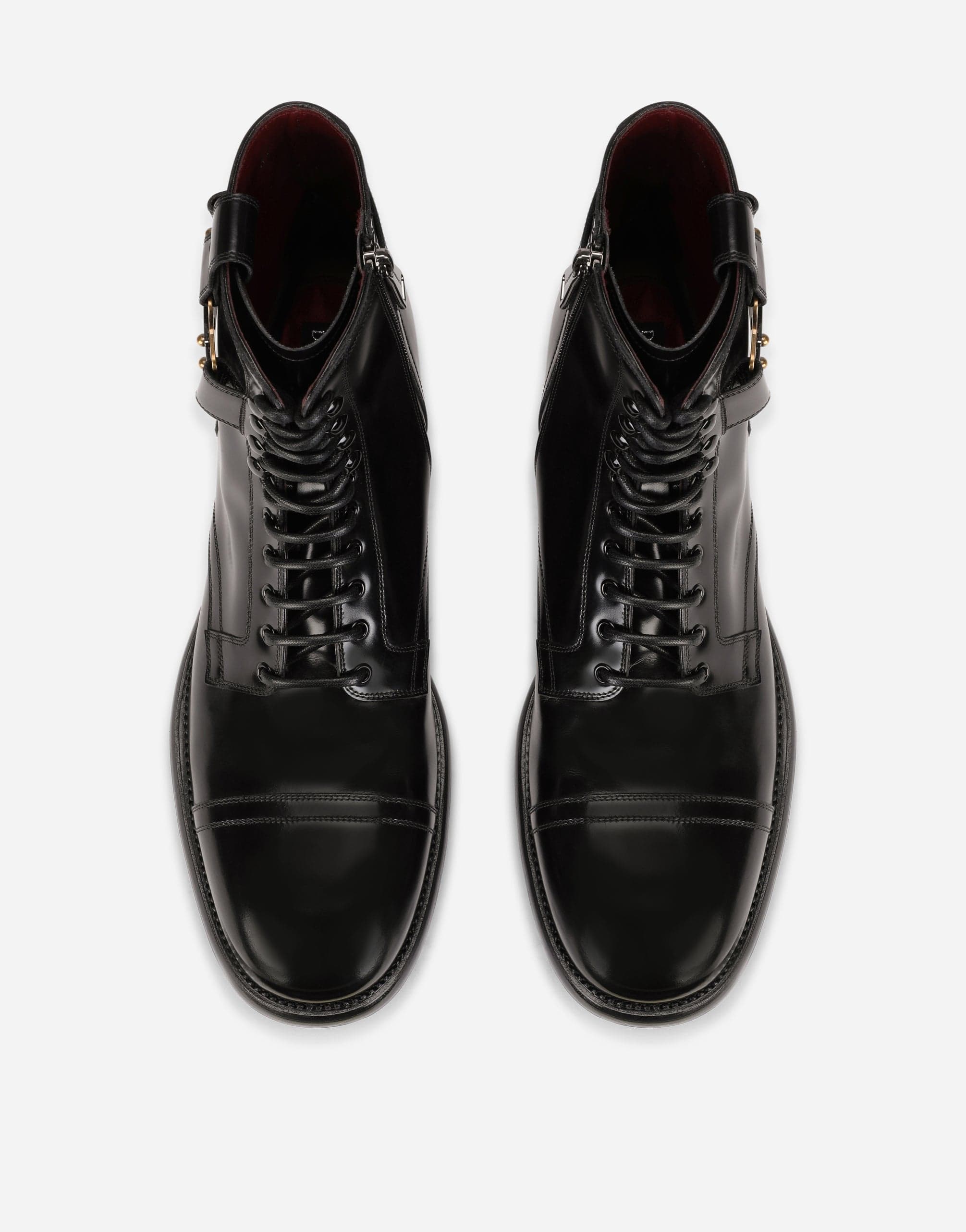 Dolce & Gabbana Logo-Plaque Ankle Boots