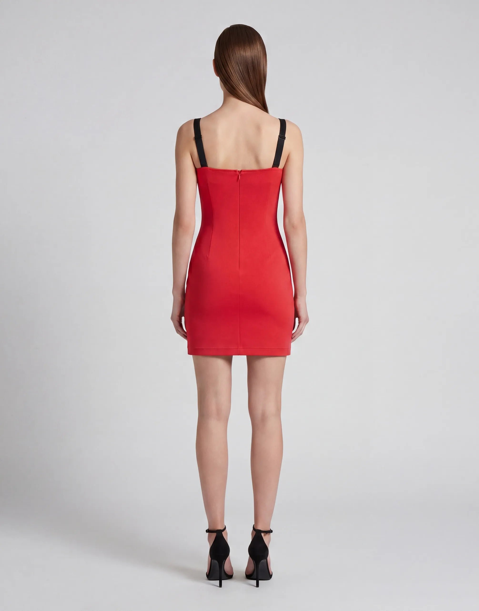 Dolce & Gabbana Logo Plaque Bodycon Mini Dress