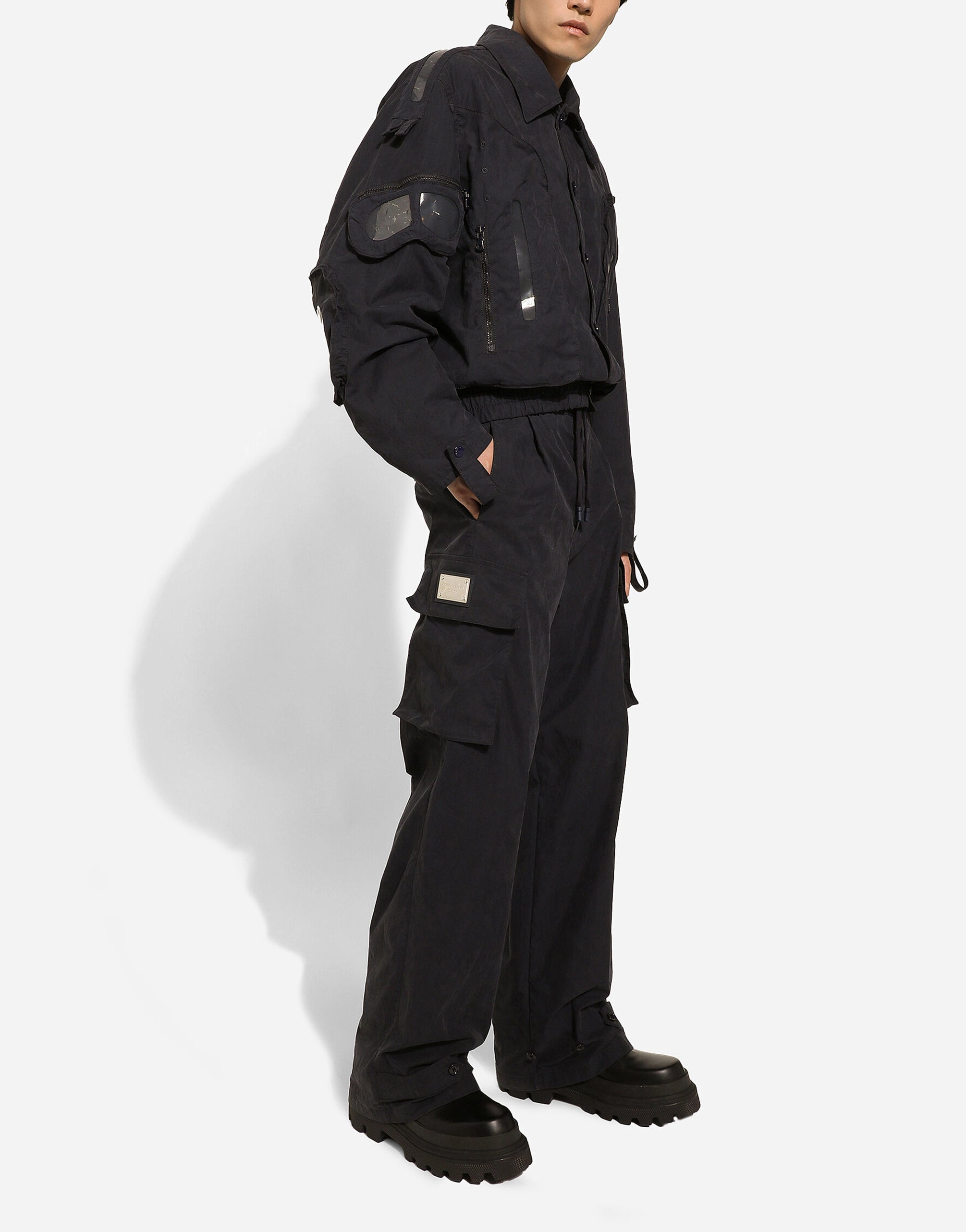 Dolce & Gabbana Logo-Plaque Cargo Pants