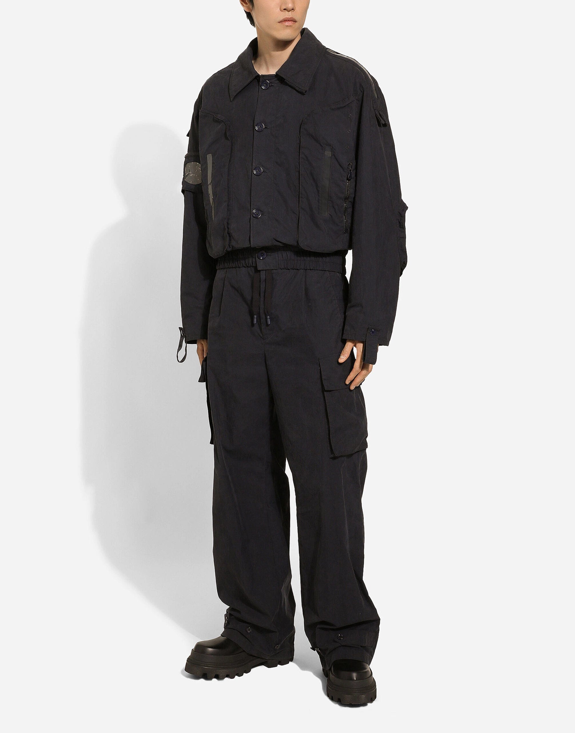 Dolce & Gabbana Logo-Plaque Cargo Pants