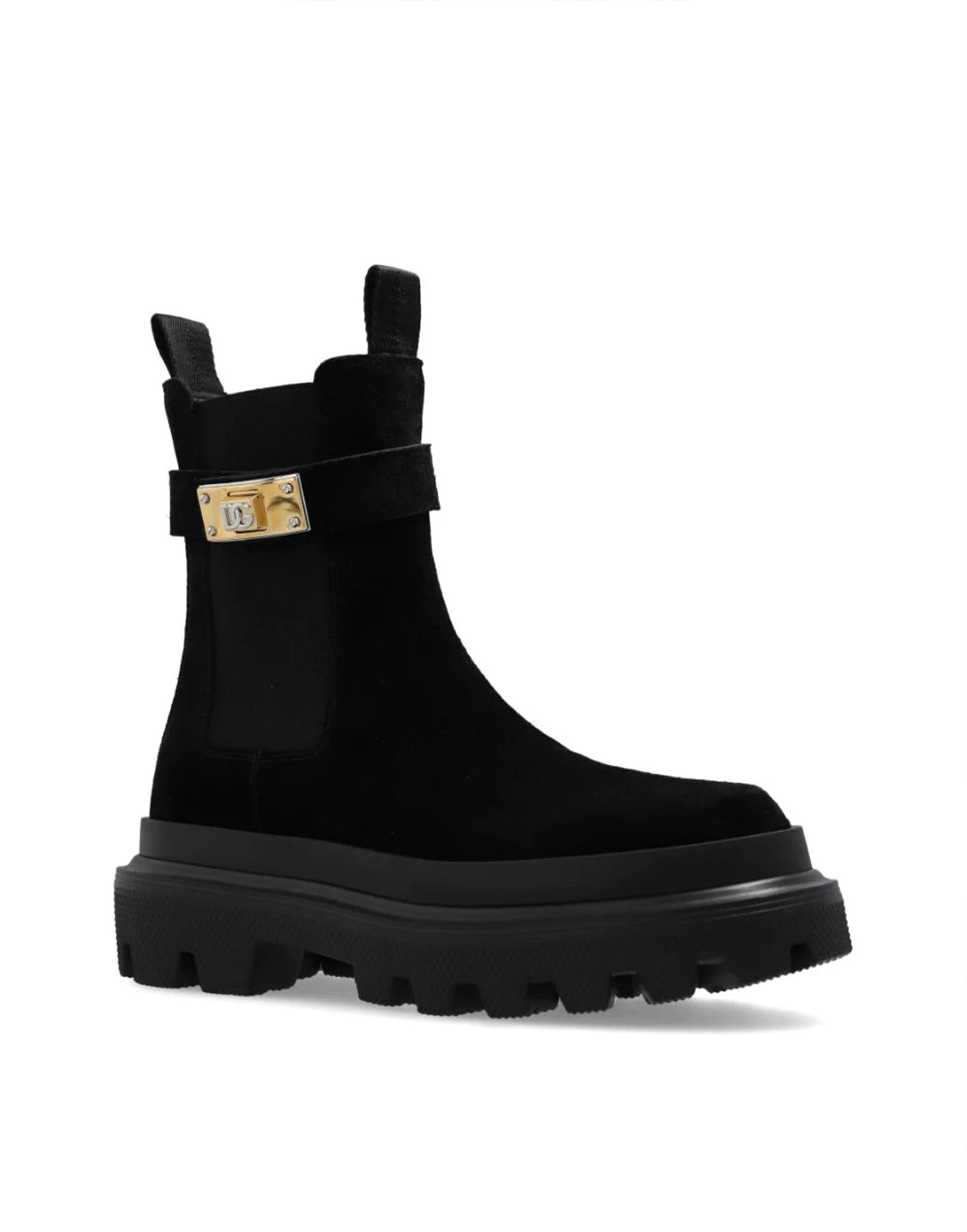 Dolce & Gabbana Logo-Plaque Chelsea Boots