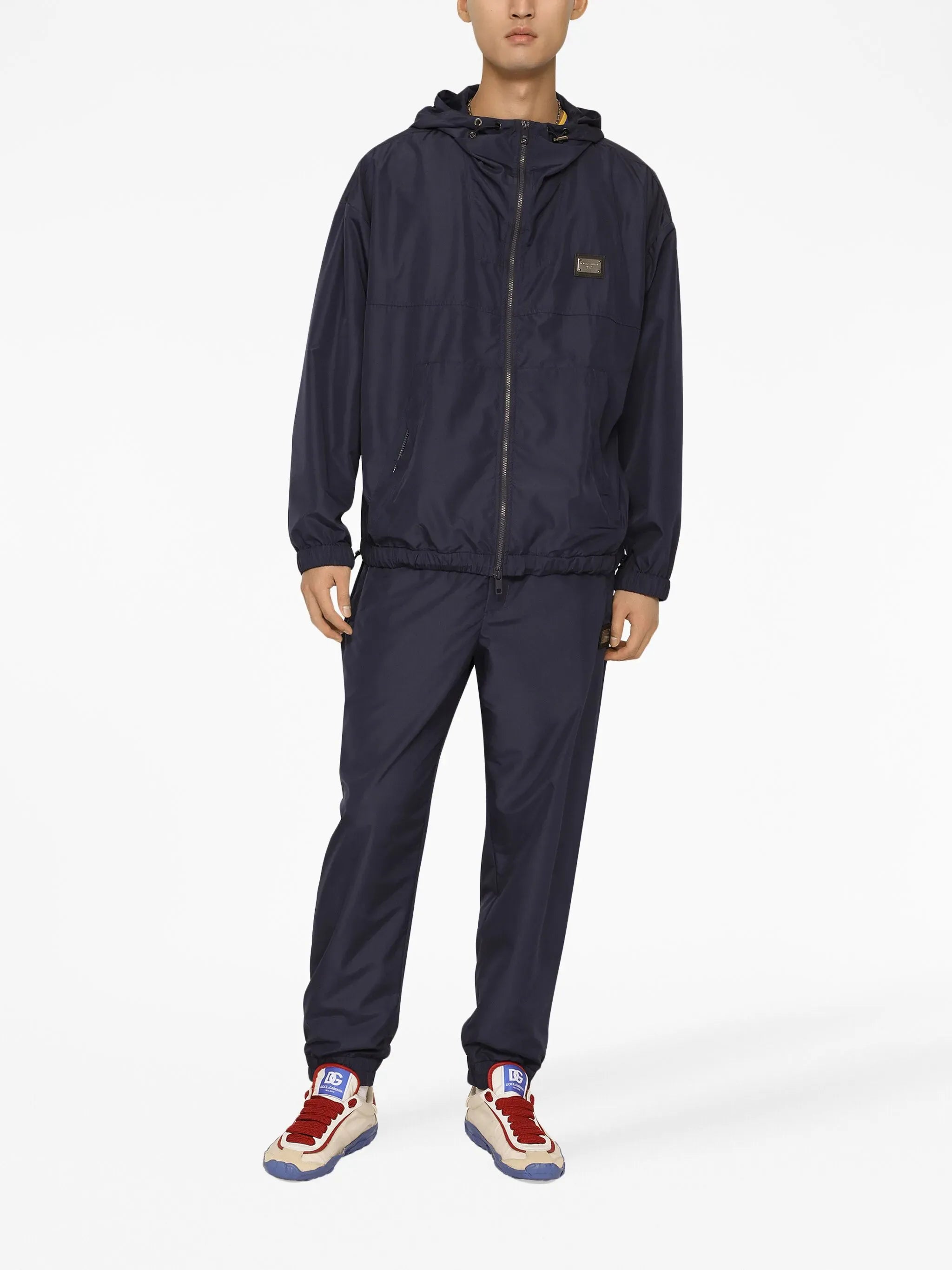 Dolce & Gabbana Dolce & Gabbana Logo-Plaque Drawstring Track Pants