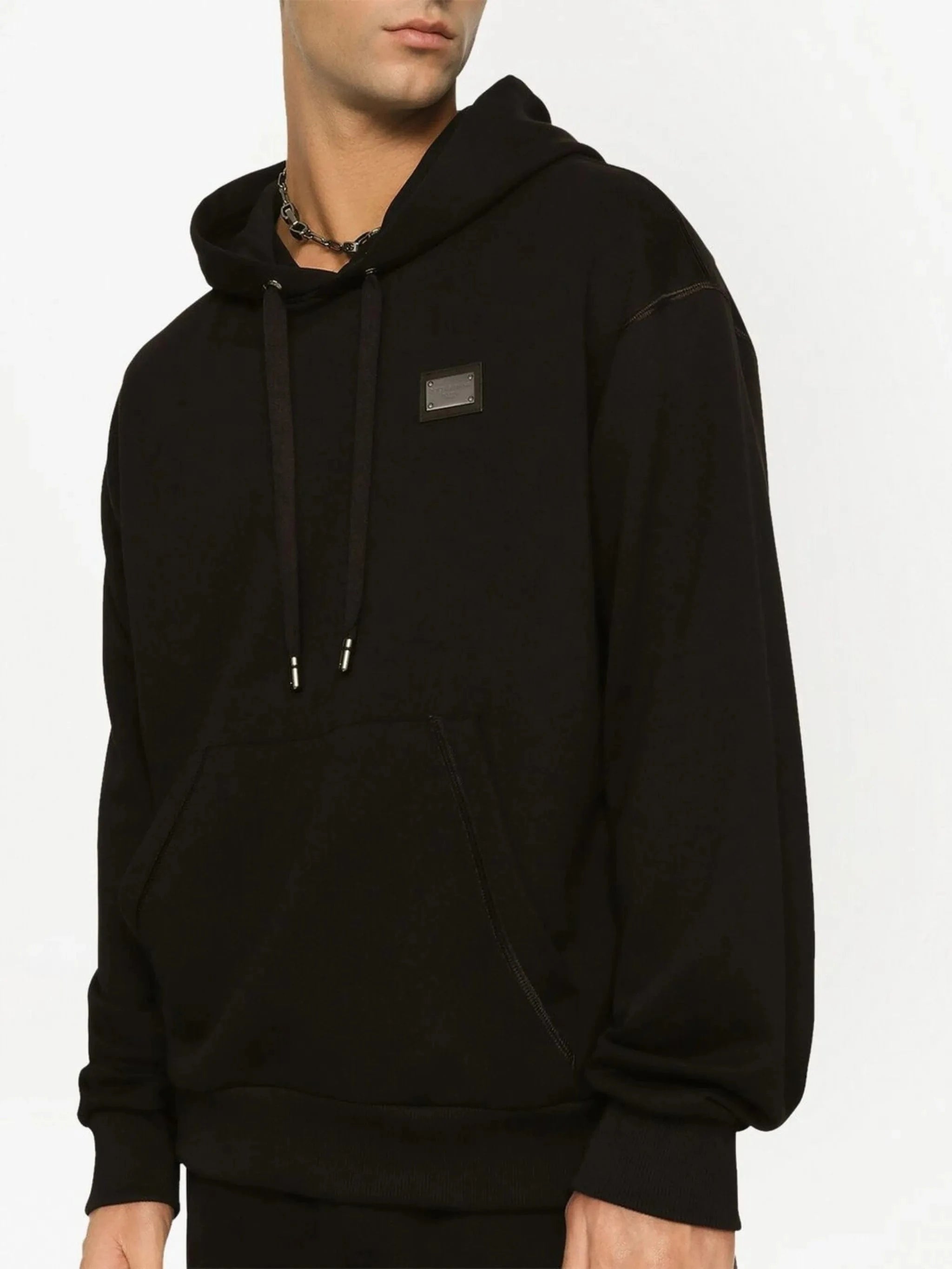 Dolce & Gabbana Logo-Plaque Hoodie