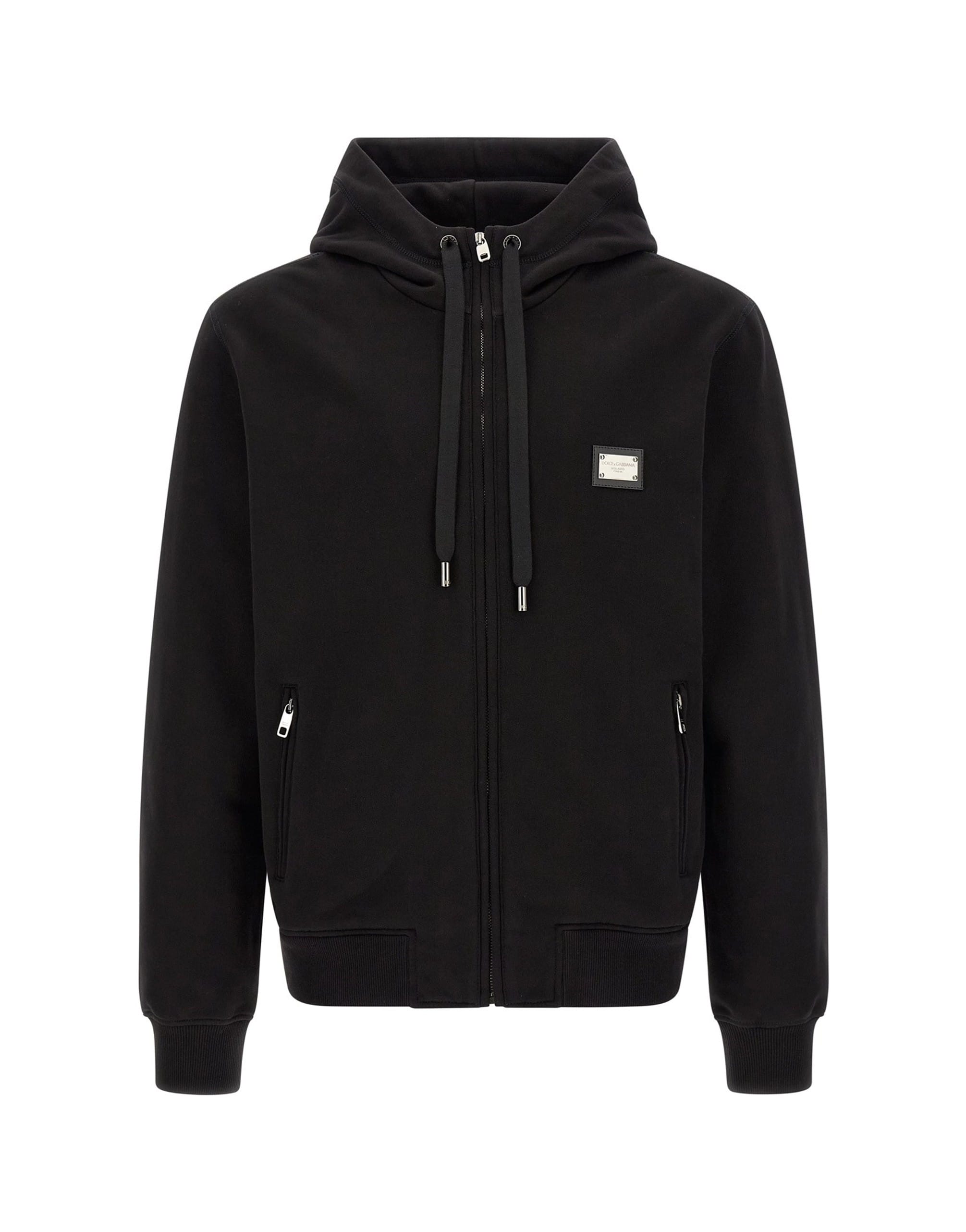 Dolce & Gabbana Logo Plaque Hoodie Hoodies