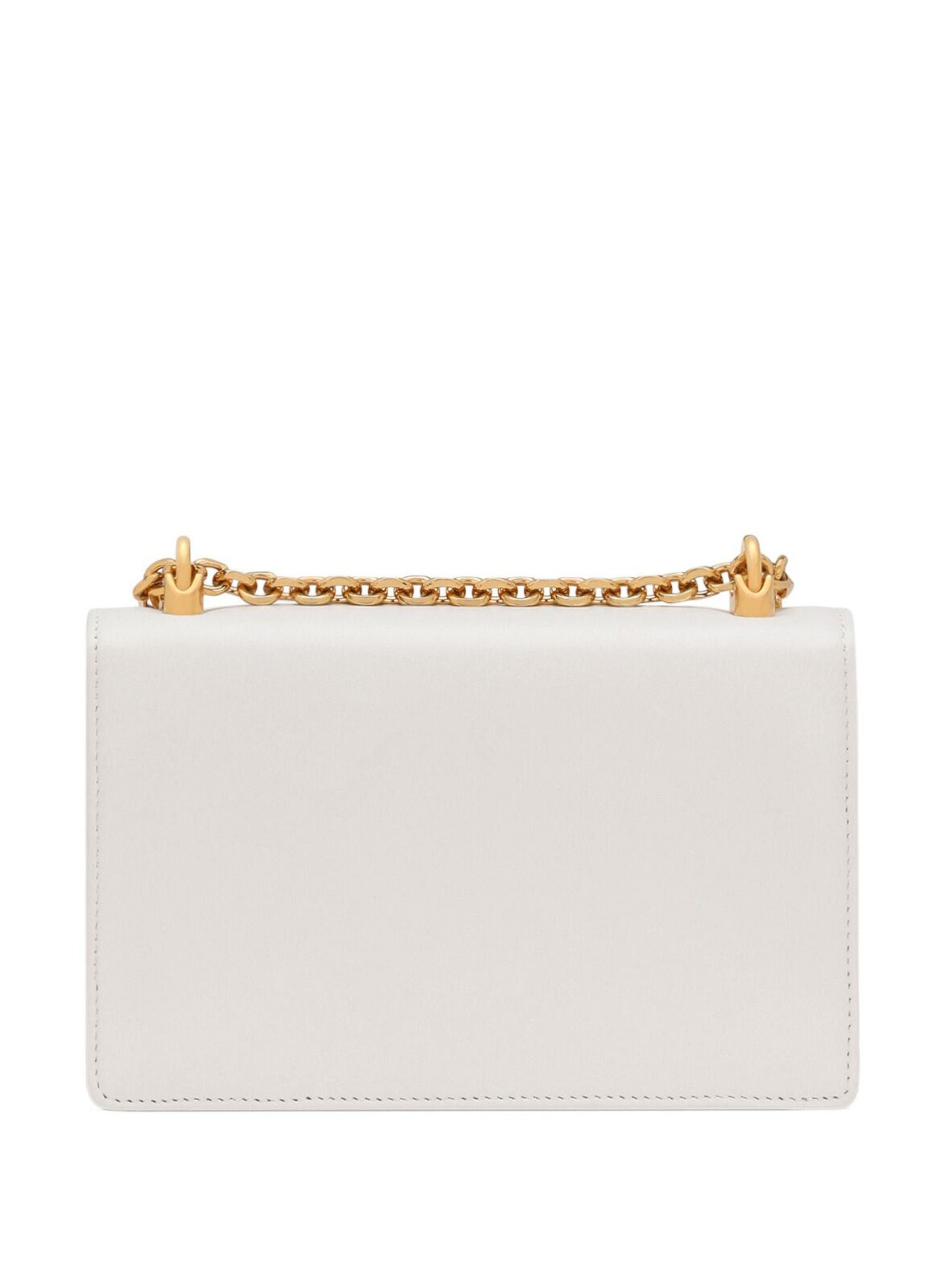 Dolce & Gabbana Logo-Plaque Lambskin Crossbody Bag