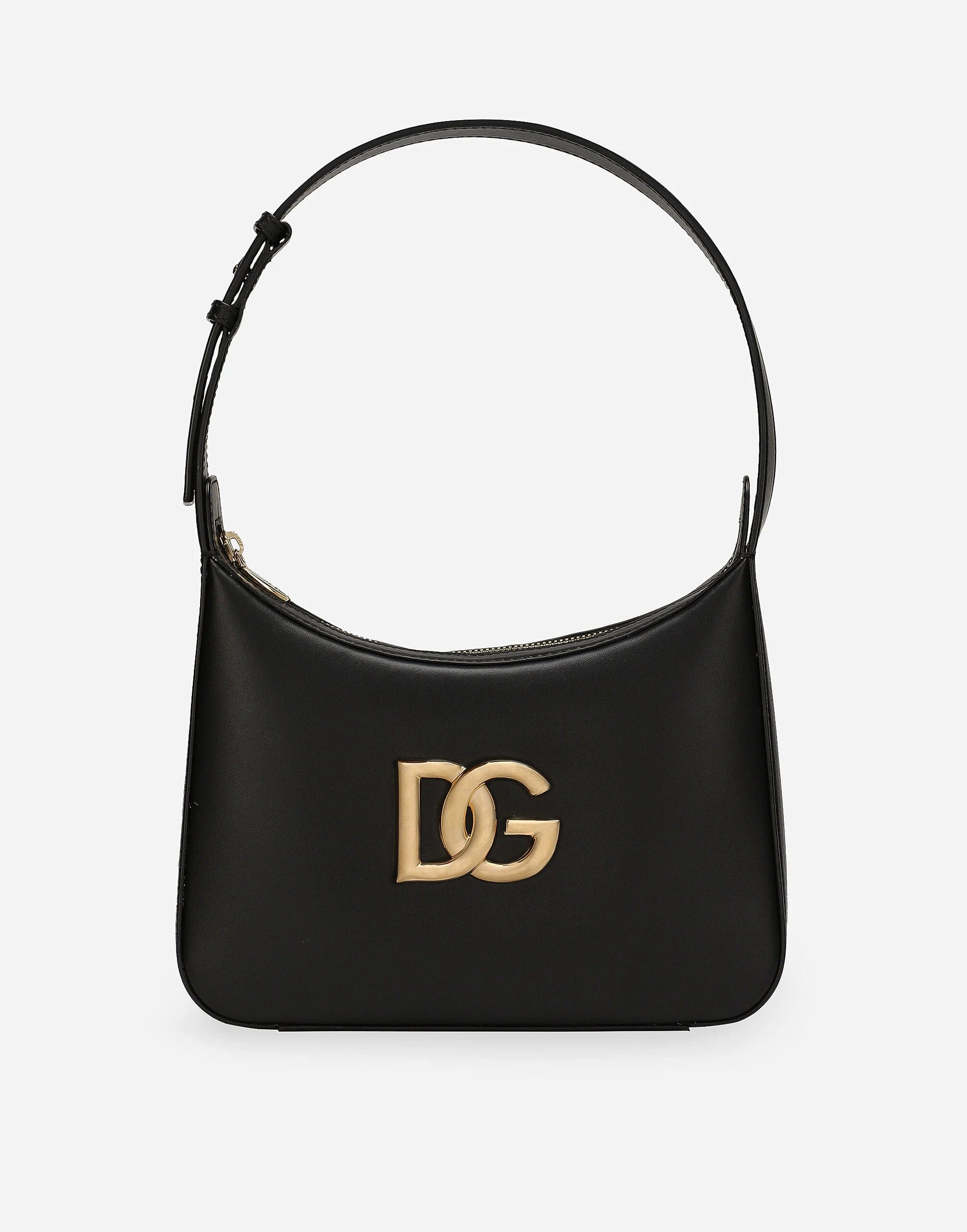 Dolce & Gabbana Logo-Plaque Leather Tote Bag