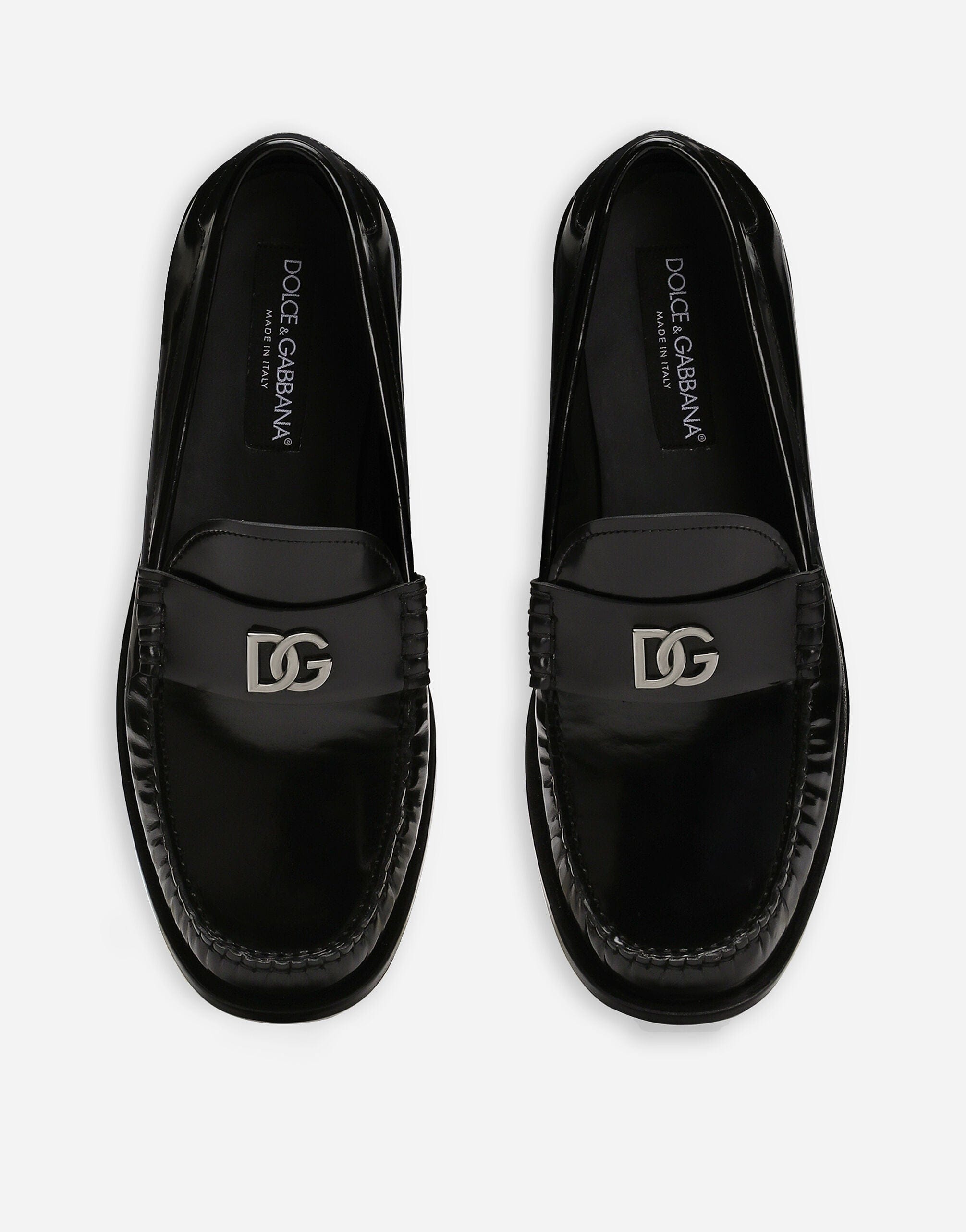 Dolce & Gabbana Logo-Plaque Loafers