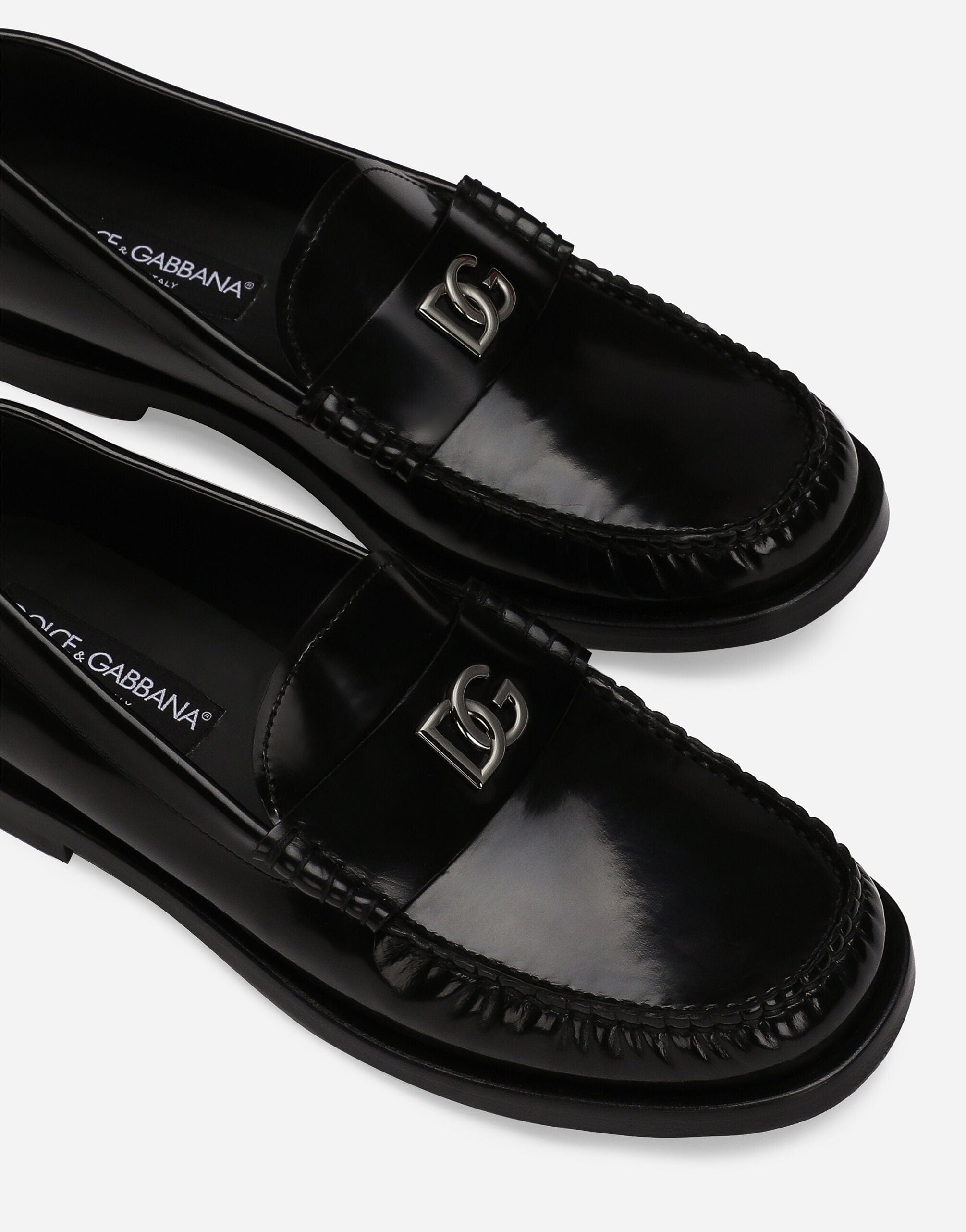 Dolce & Gabbana Logo-Plaque Loafers