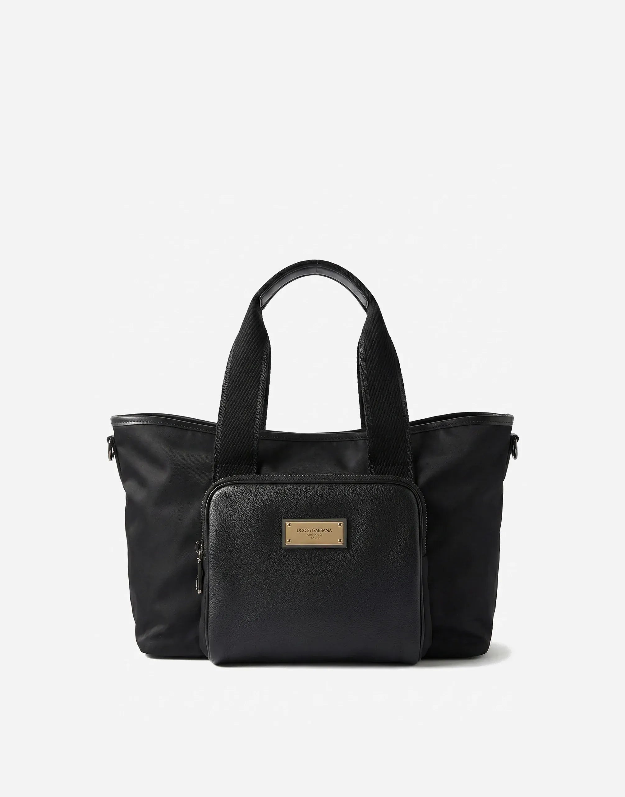 Dolce & Gabbana Logo Plaque Pet Carrier Tote Bag