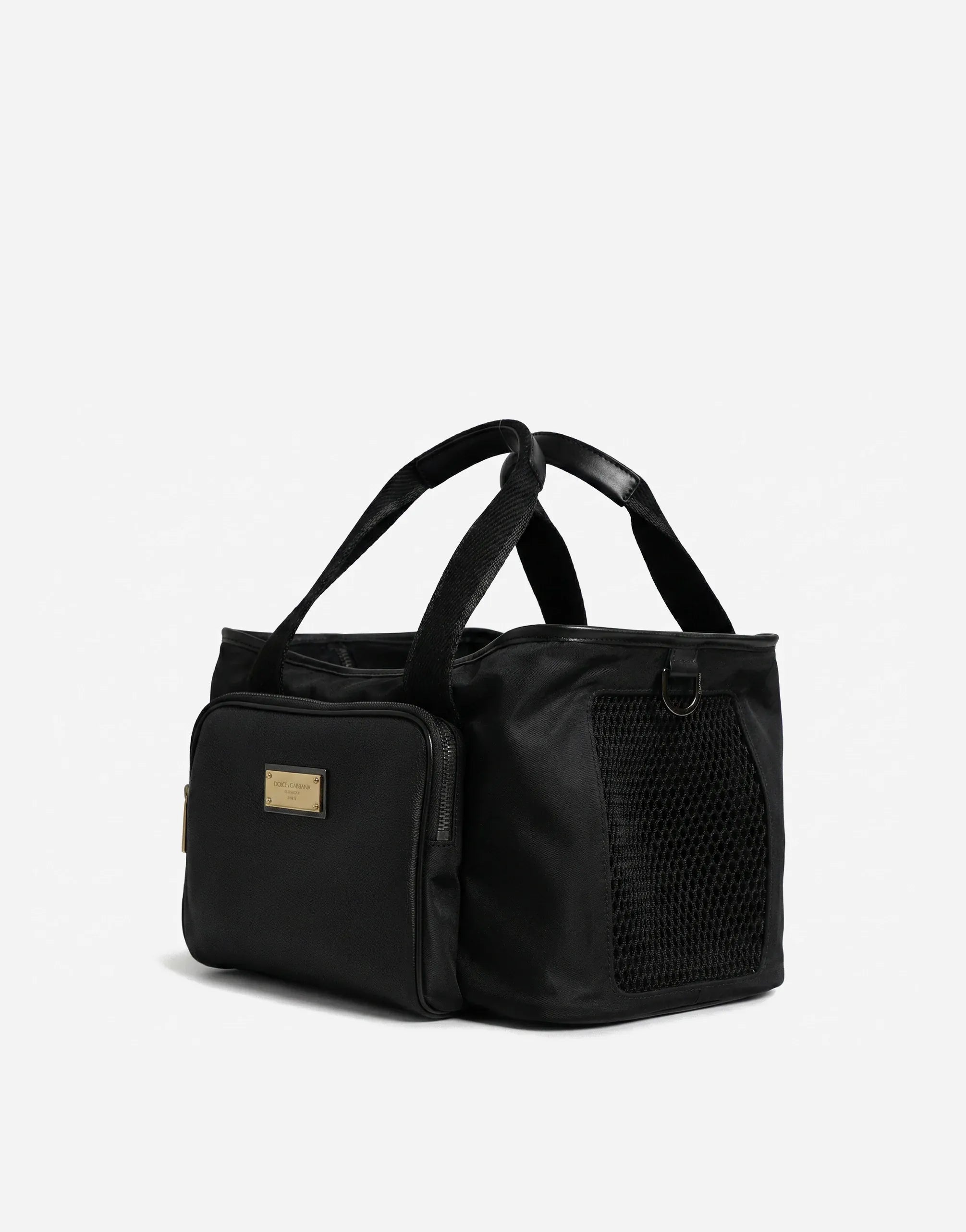 Dolce & Gabbana Logo Plaque Pet Carrier Tote Bag - alternate view