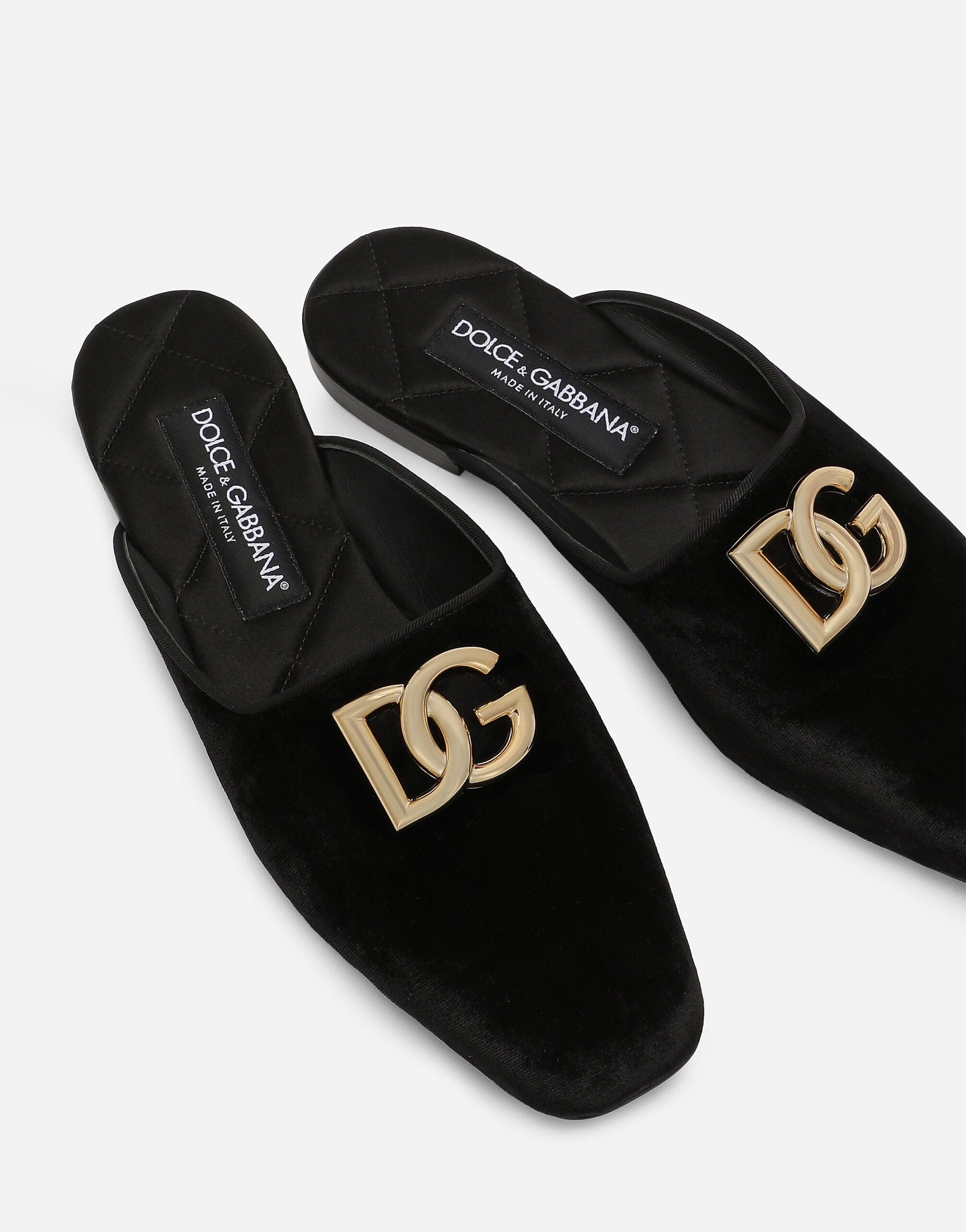 Dolce & Gabbana Logo Plaque Slippers