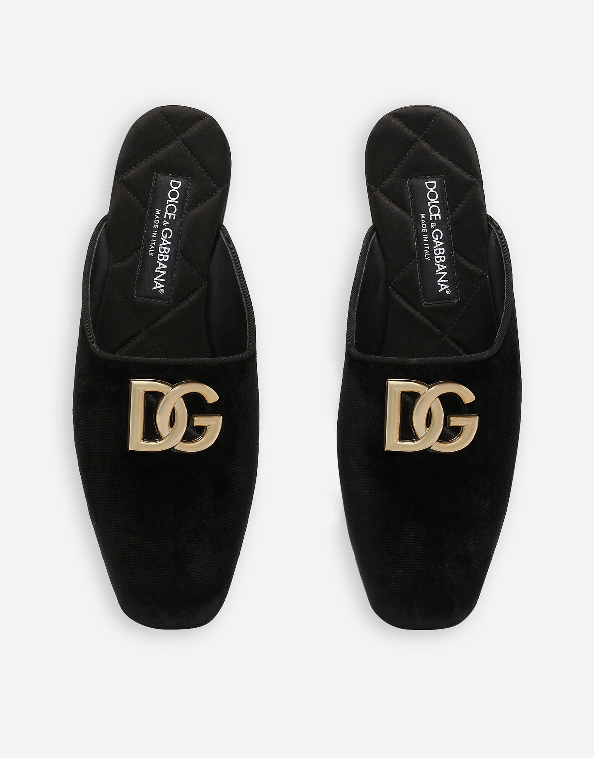 Dolce & Gabbana Logo Plaque Slippers