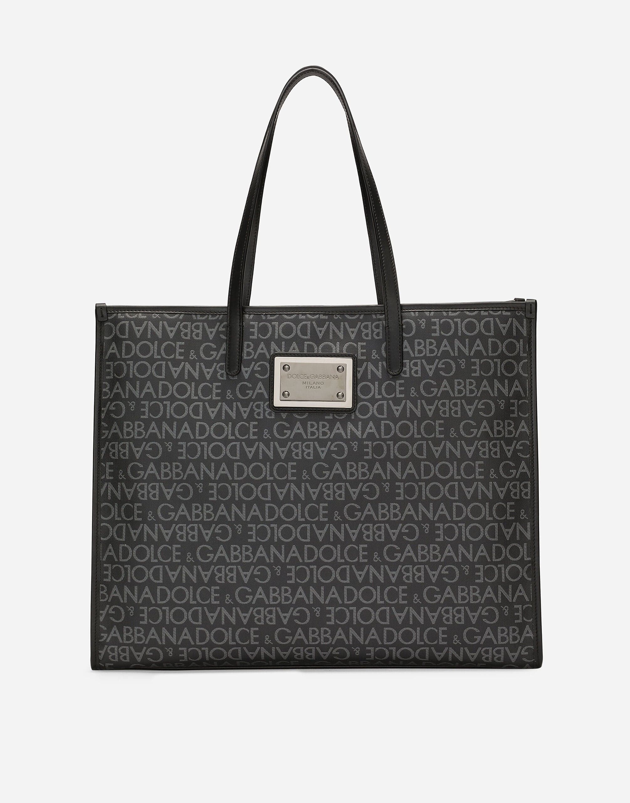 Dolce & Gabbana Logo-Plaque Tote Bag