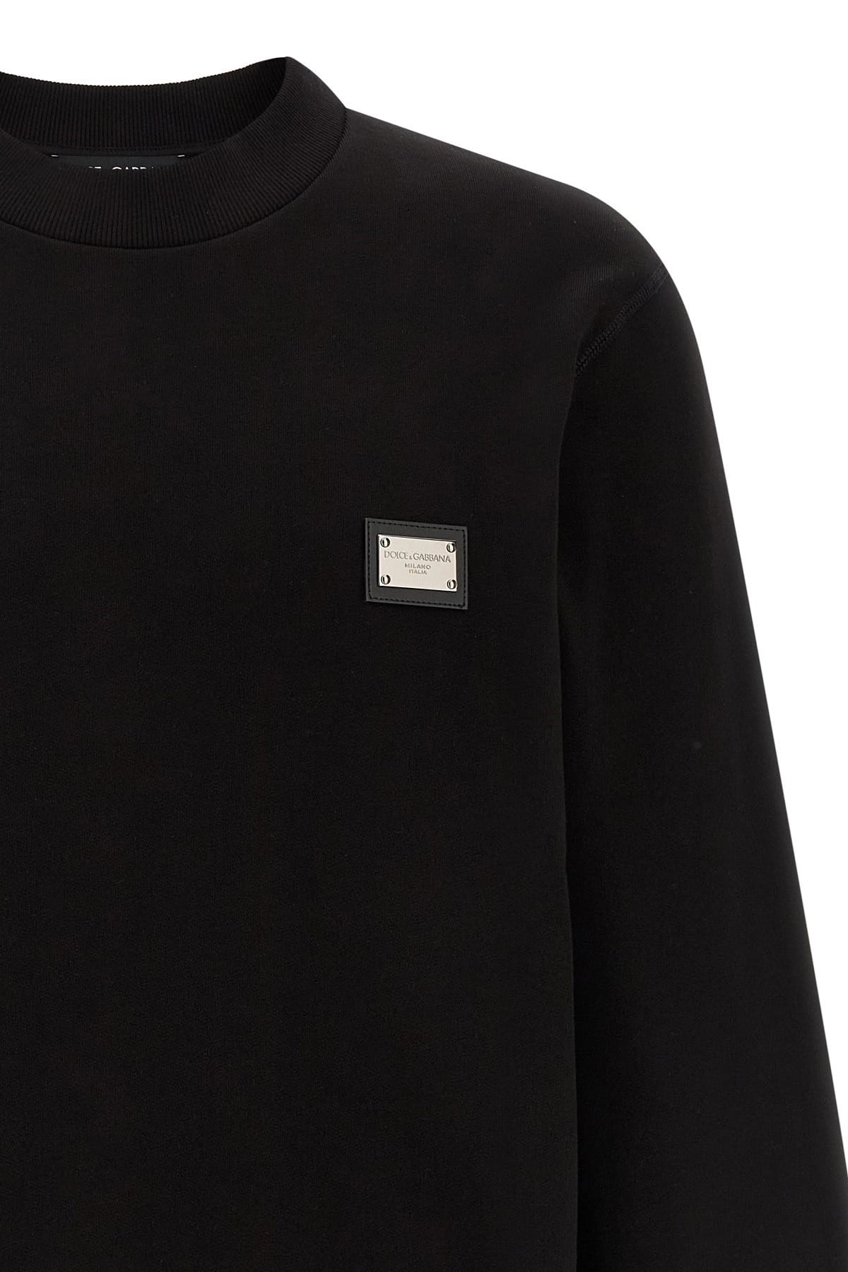 Dolce & Gabbana Dolce & Gabbana Logo Plate Sweatshirt