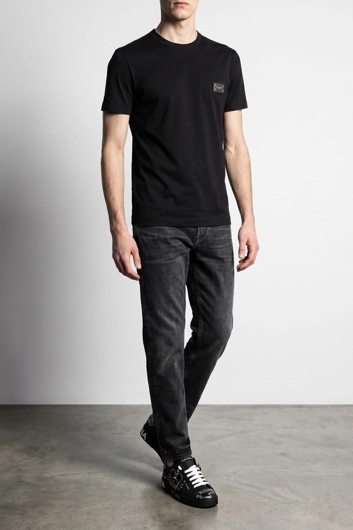 Dolce & Gabbana Logo Plate T-Shirt - alternate view