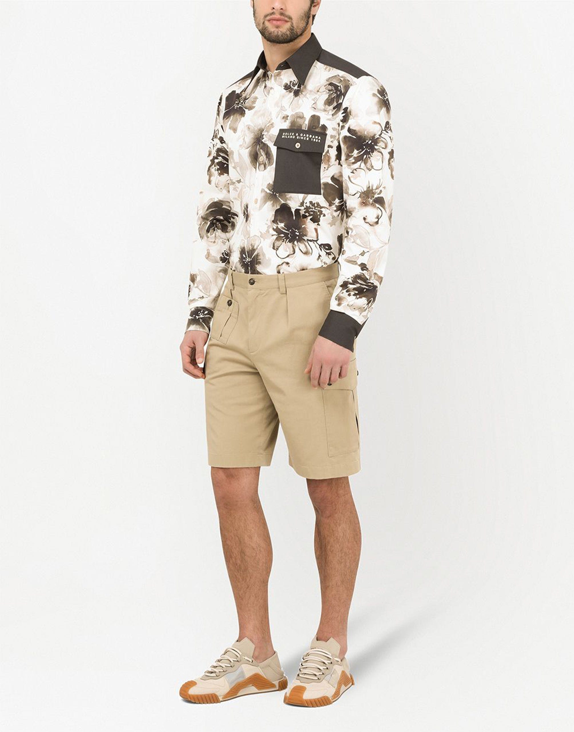 Dolce & Gabbana Logo Pocket Chino Shorts