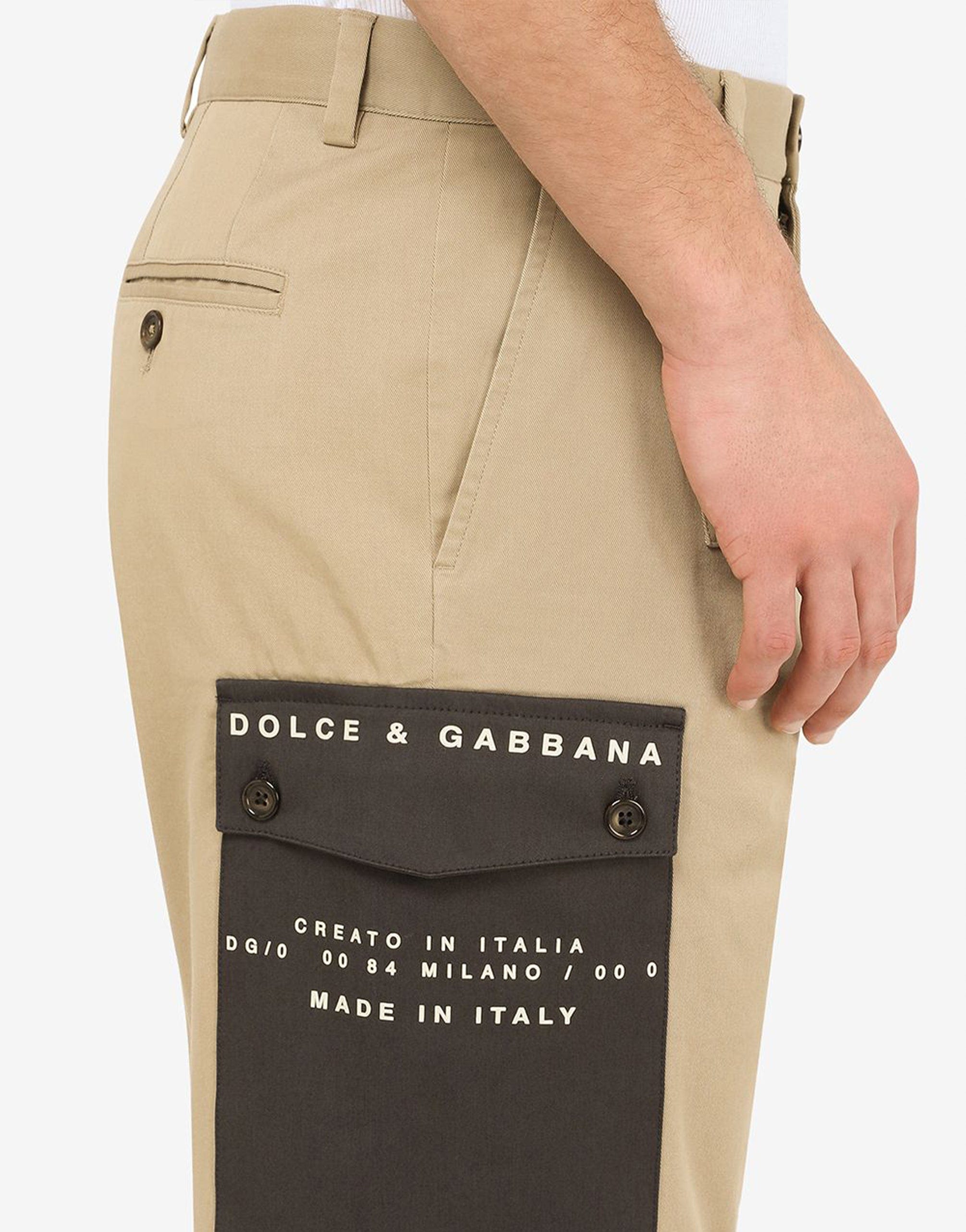 Dolce & Gabbana Logo Pocket Chino Shorts