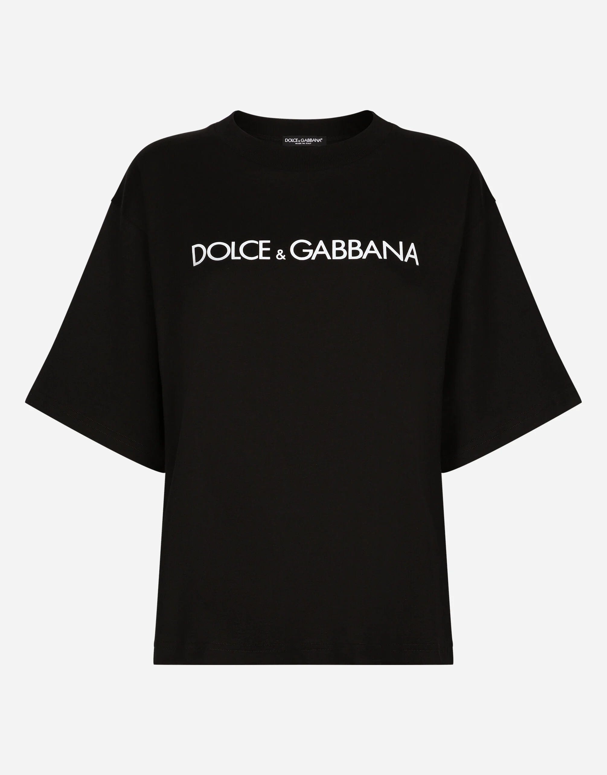 Dolce & Gabbana Logo-Print Cotton T-Shirt