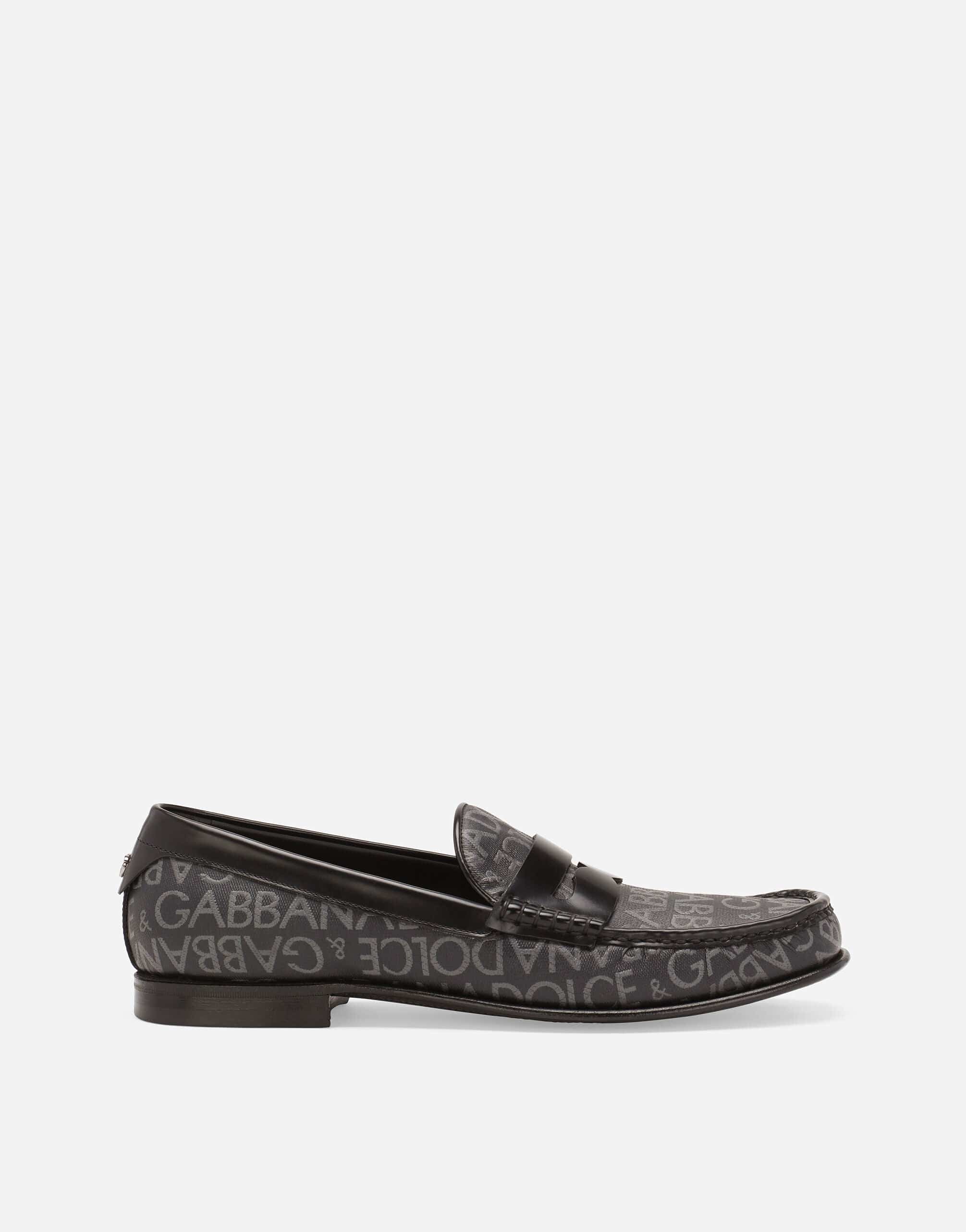 Dolce & Gabbana Logo-Print Loafers