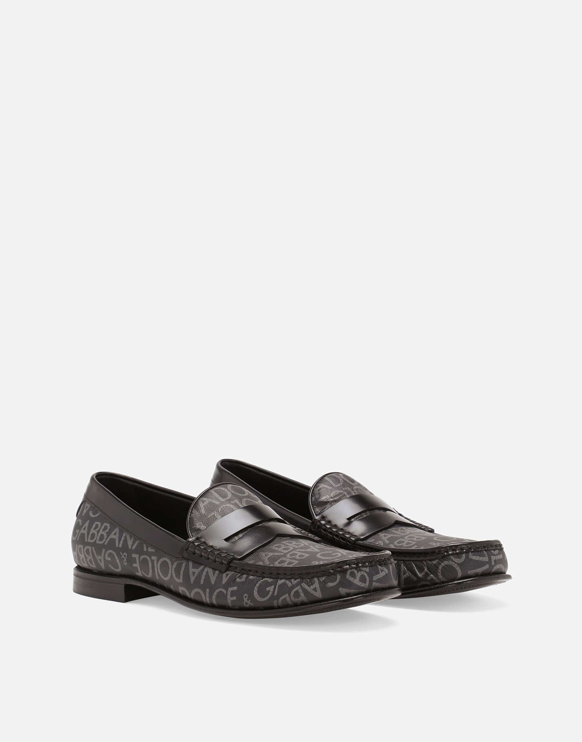 Dolce & Gabbana Logo-Print Loafers